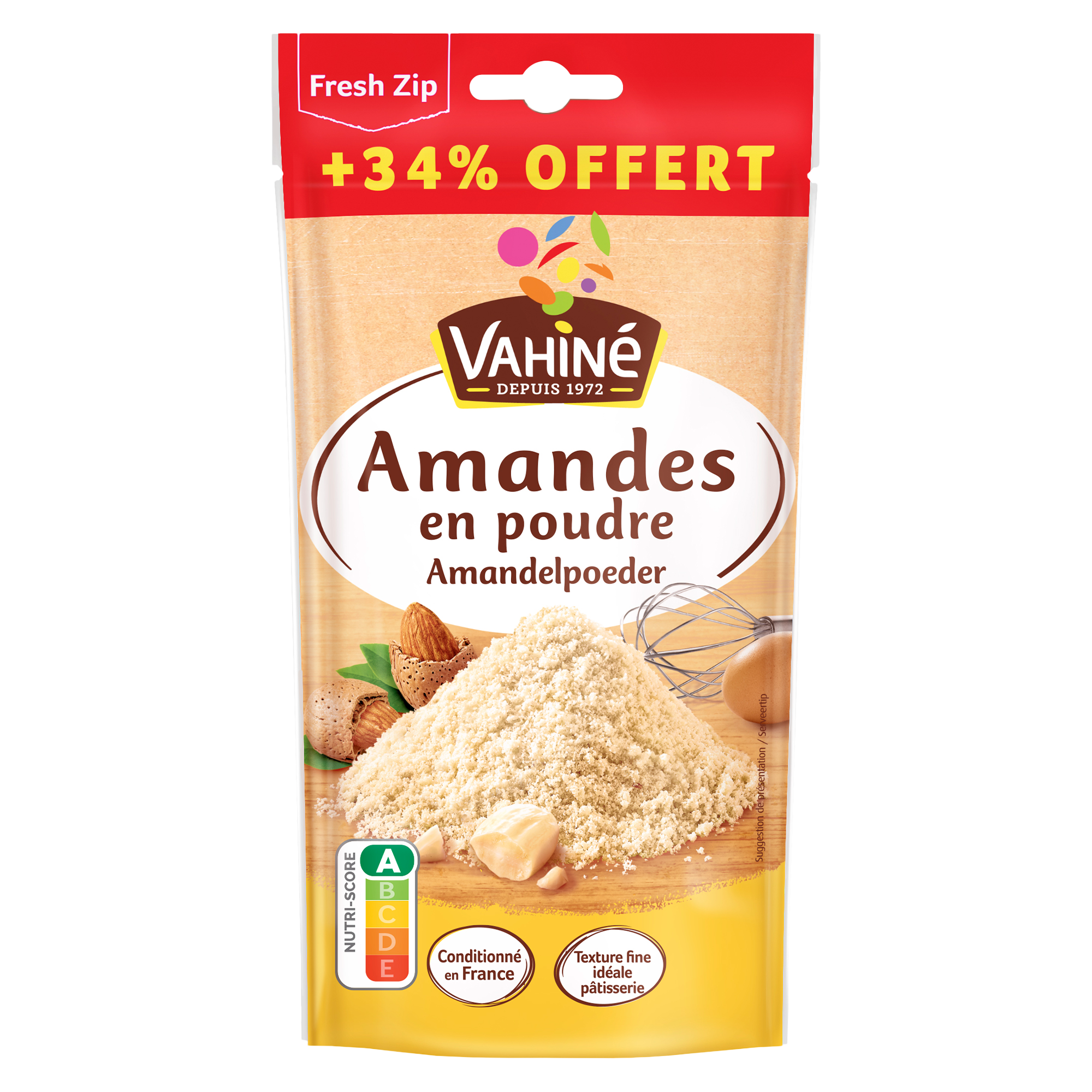 Amandes en poudre + 34% offert