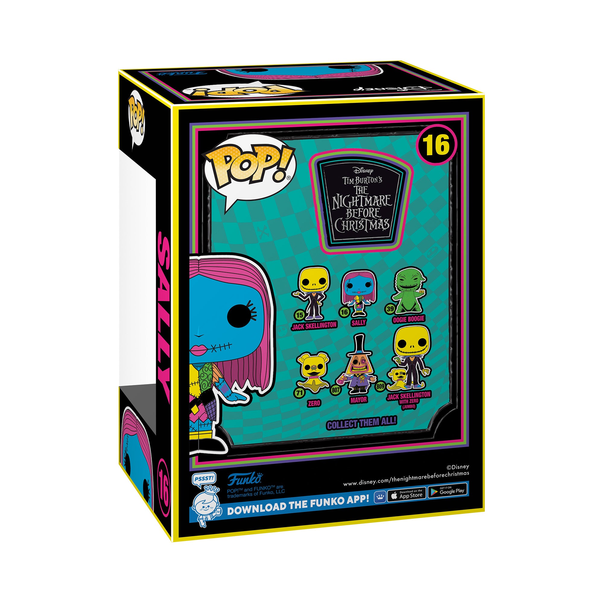 Figurine POP Sally L'Étrange Noël de Mr Jack 9cm