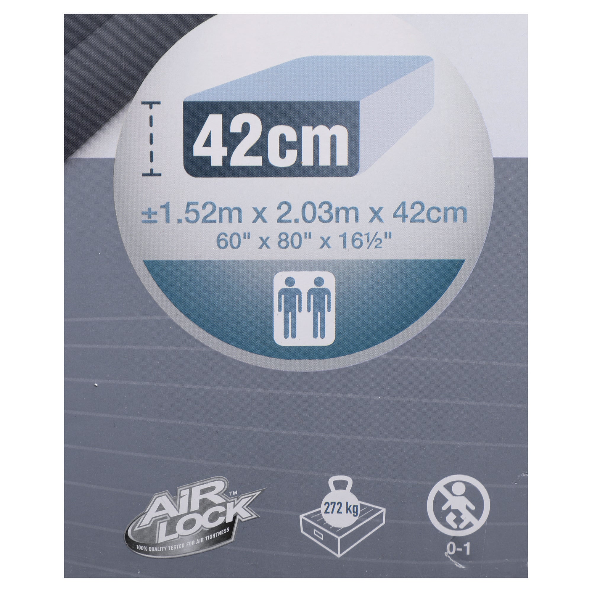 Matelas gonflable électrique 2 places