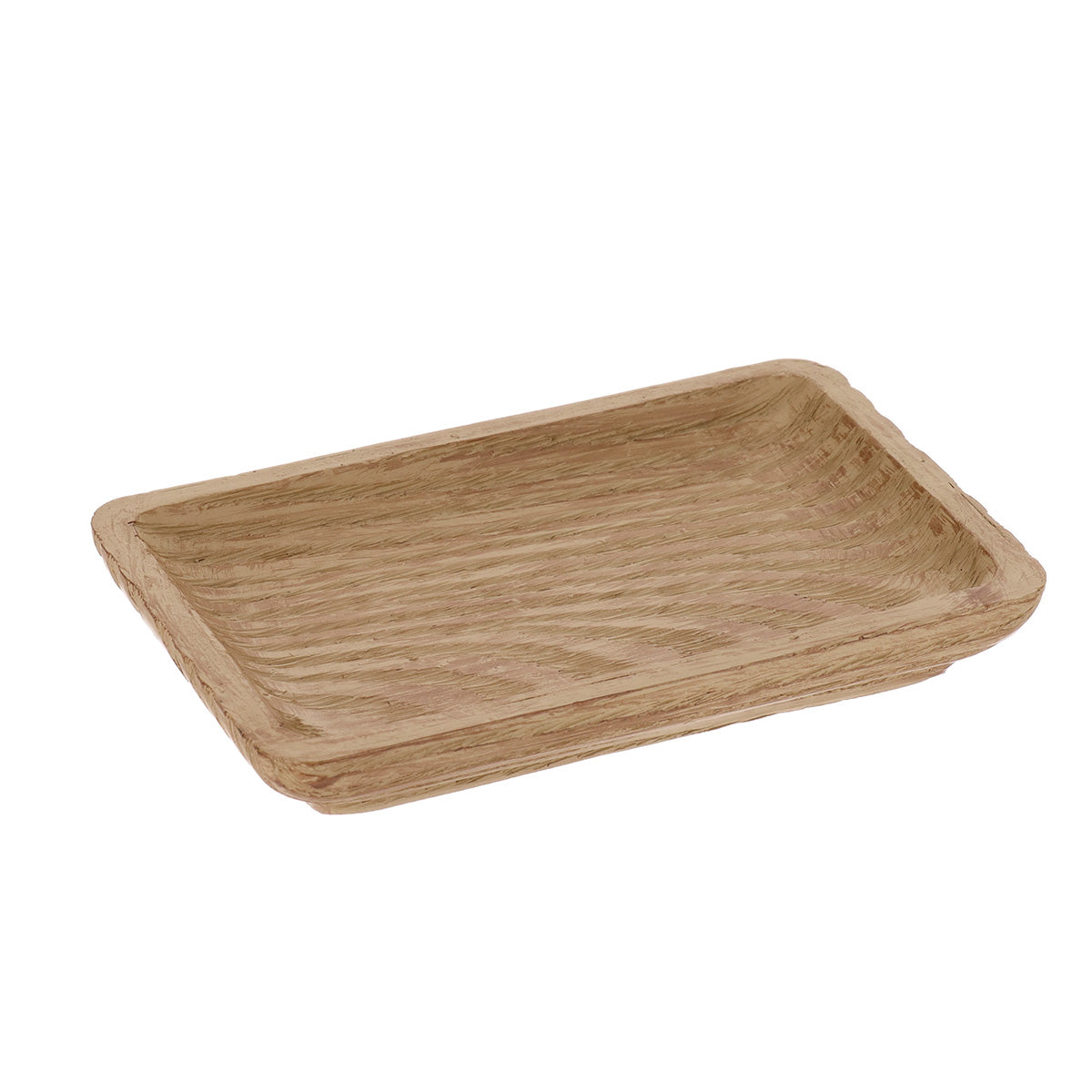 Porte savon effet bois naturel