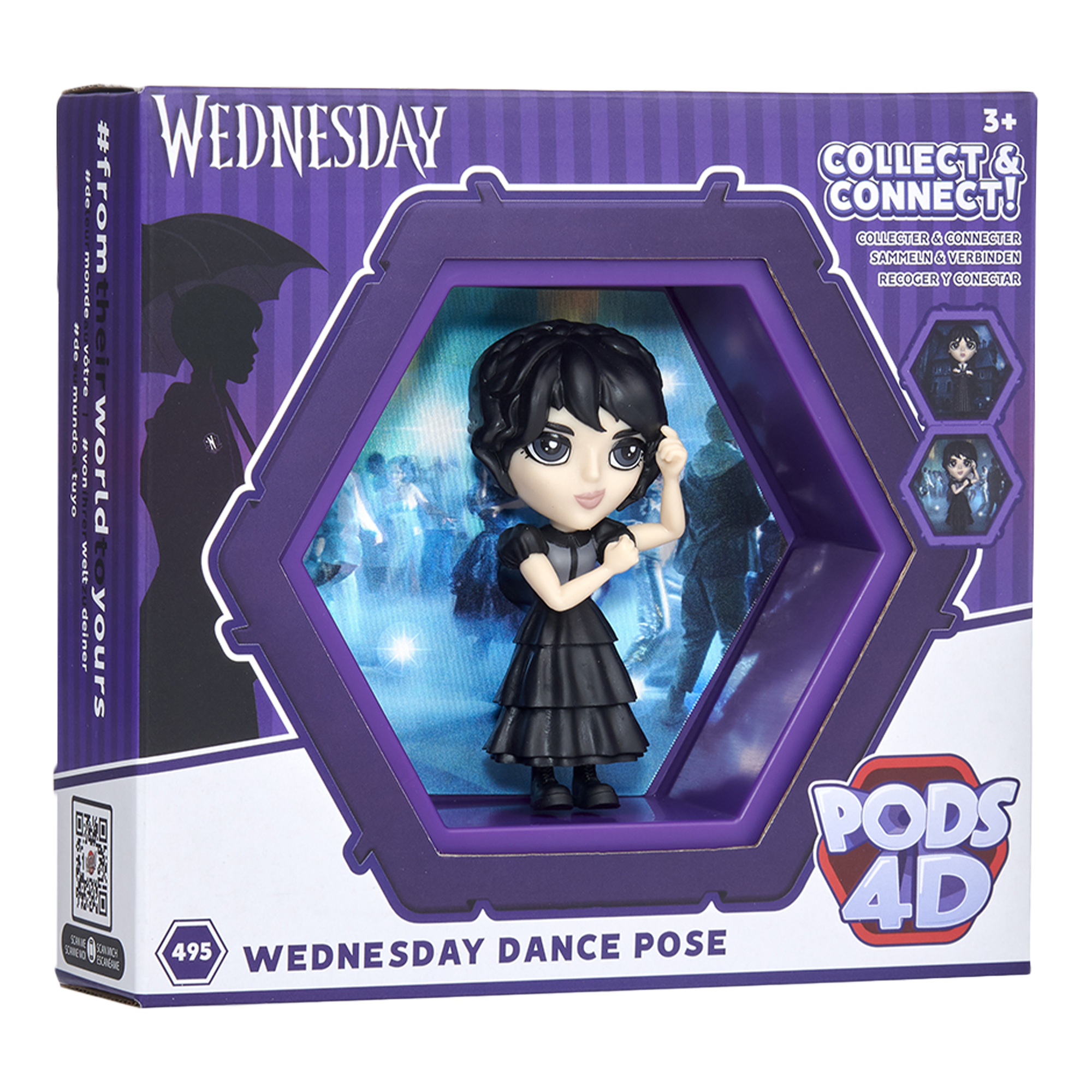 Figure Mercredi qui danse 4D