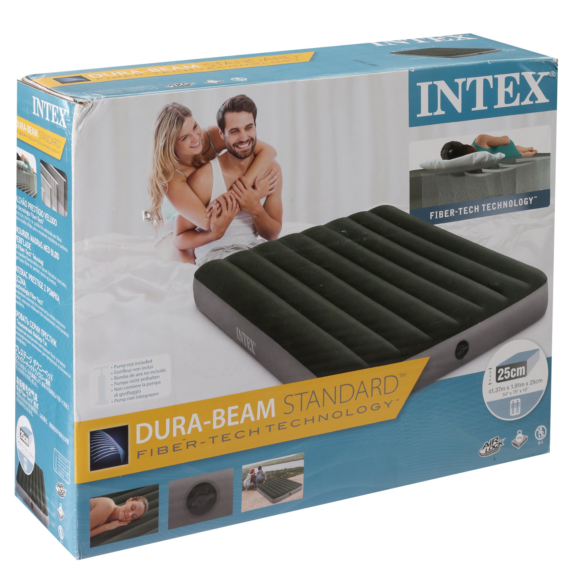 Matelas gonflable 2 personnes 137x191cm