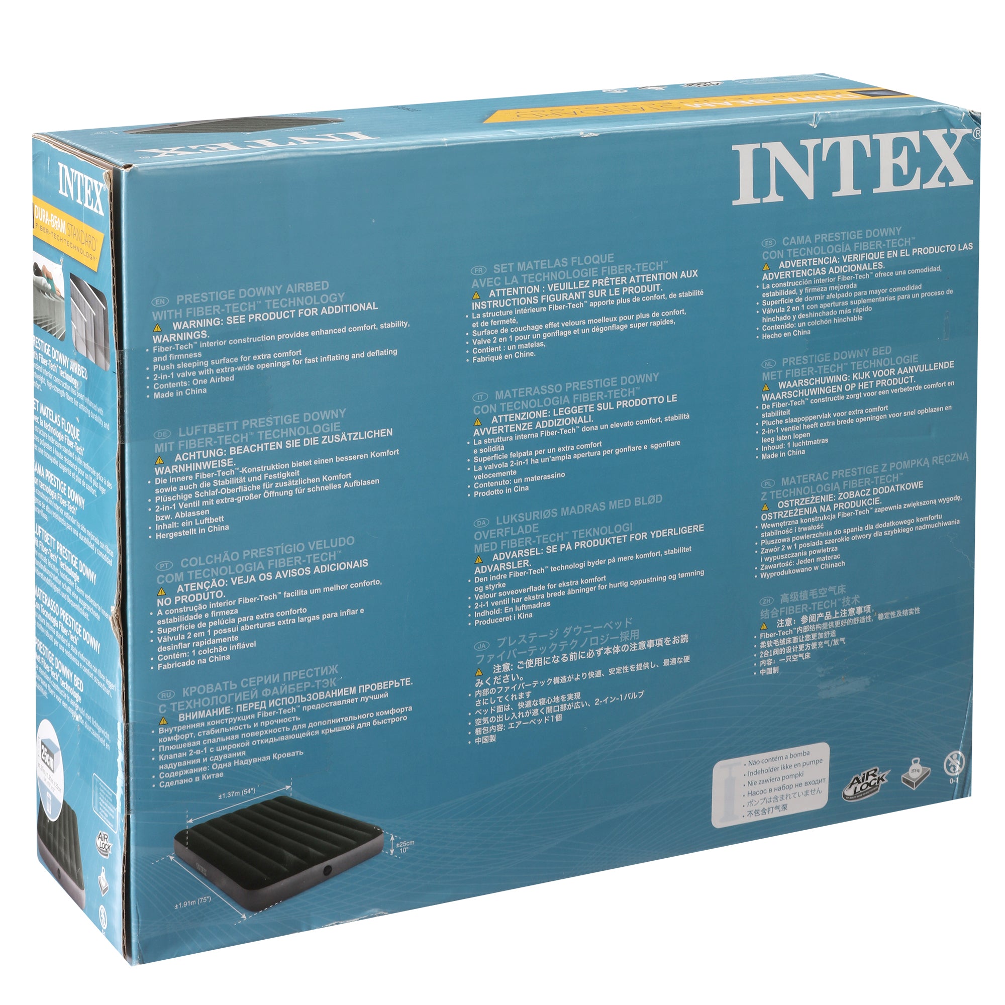 Matelas gonflable 2 personnes 137x191cm