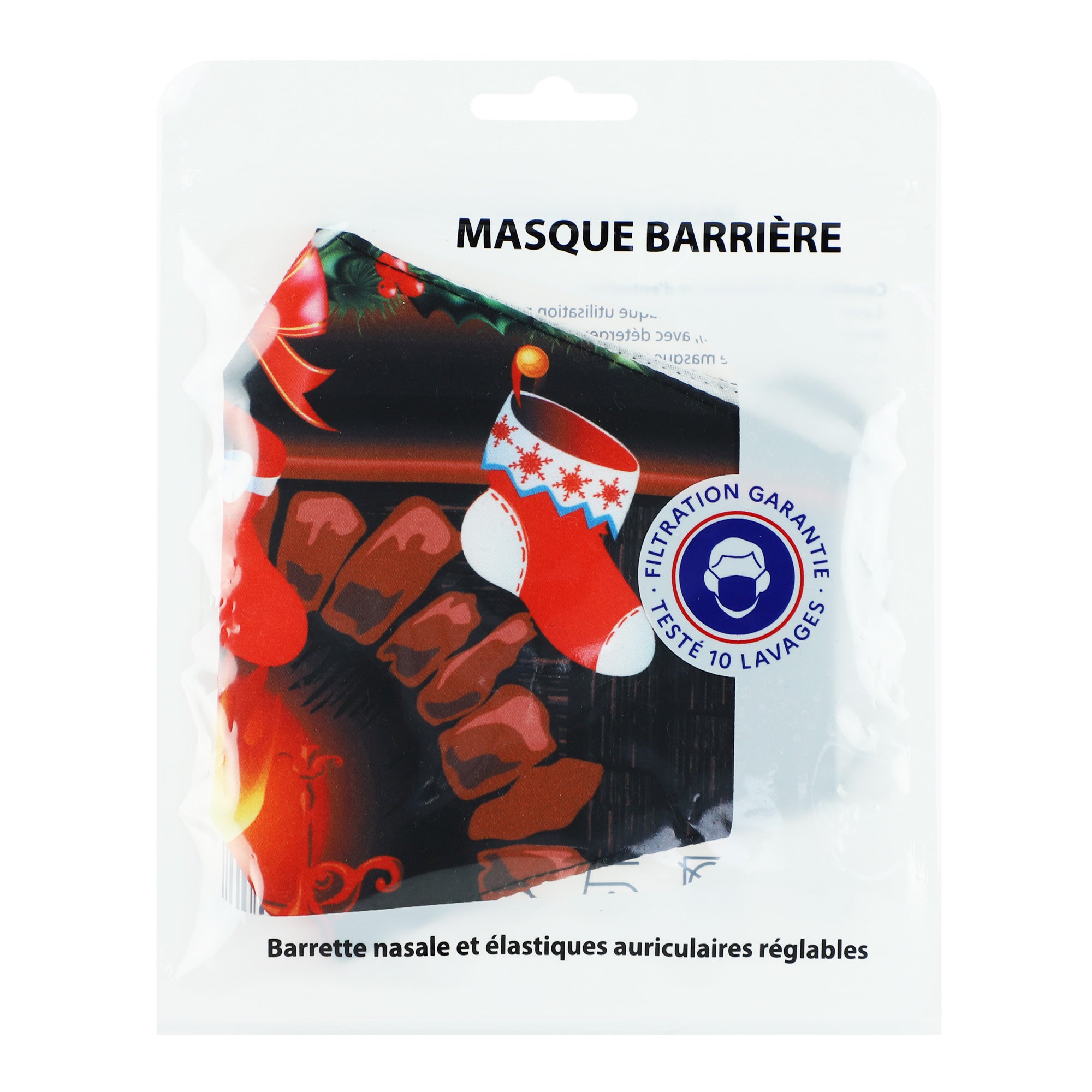 MASQUE EN TISSU RÉUTILISABLE POUR ADULTE