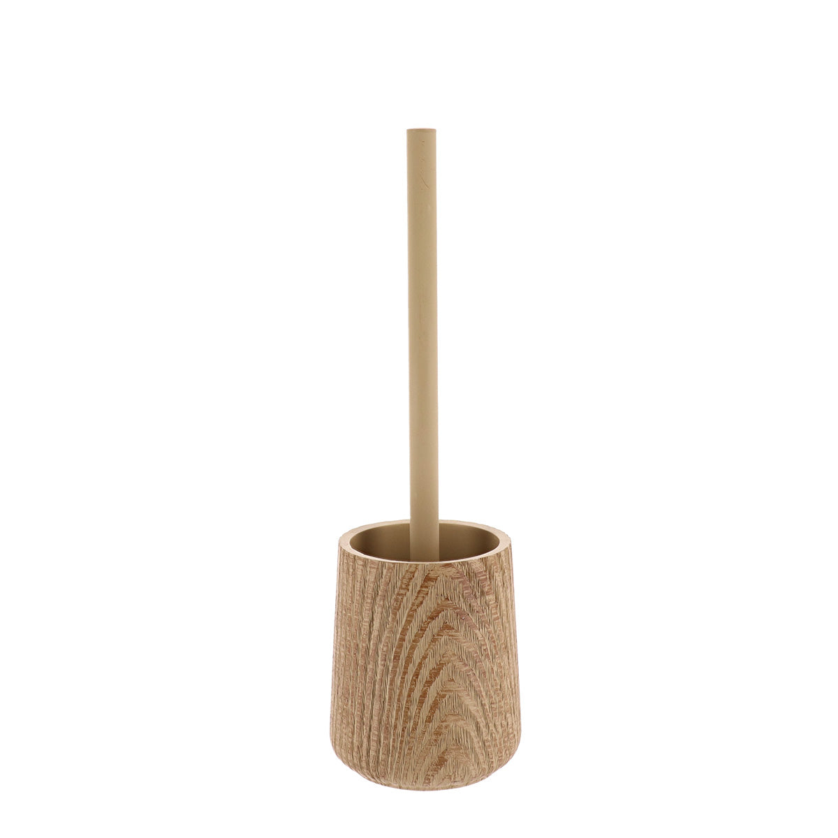 Brosse WC effet bois naturel