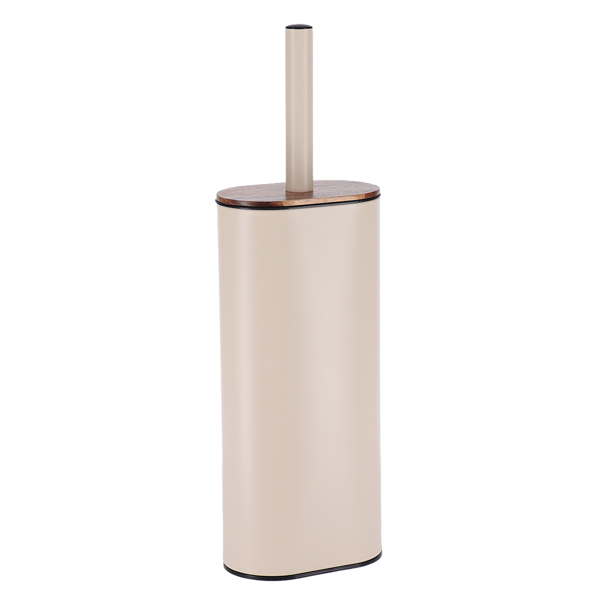 Brosse WC ovale beige