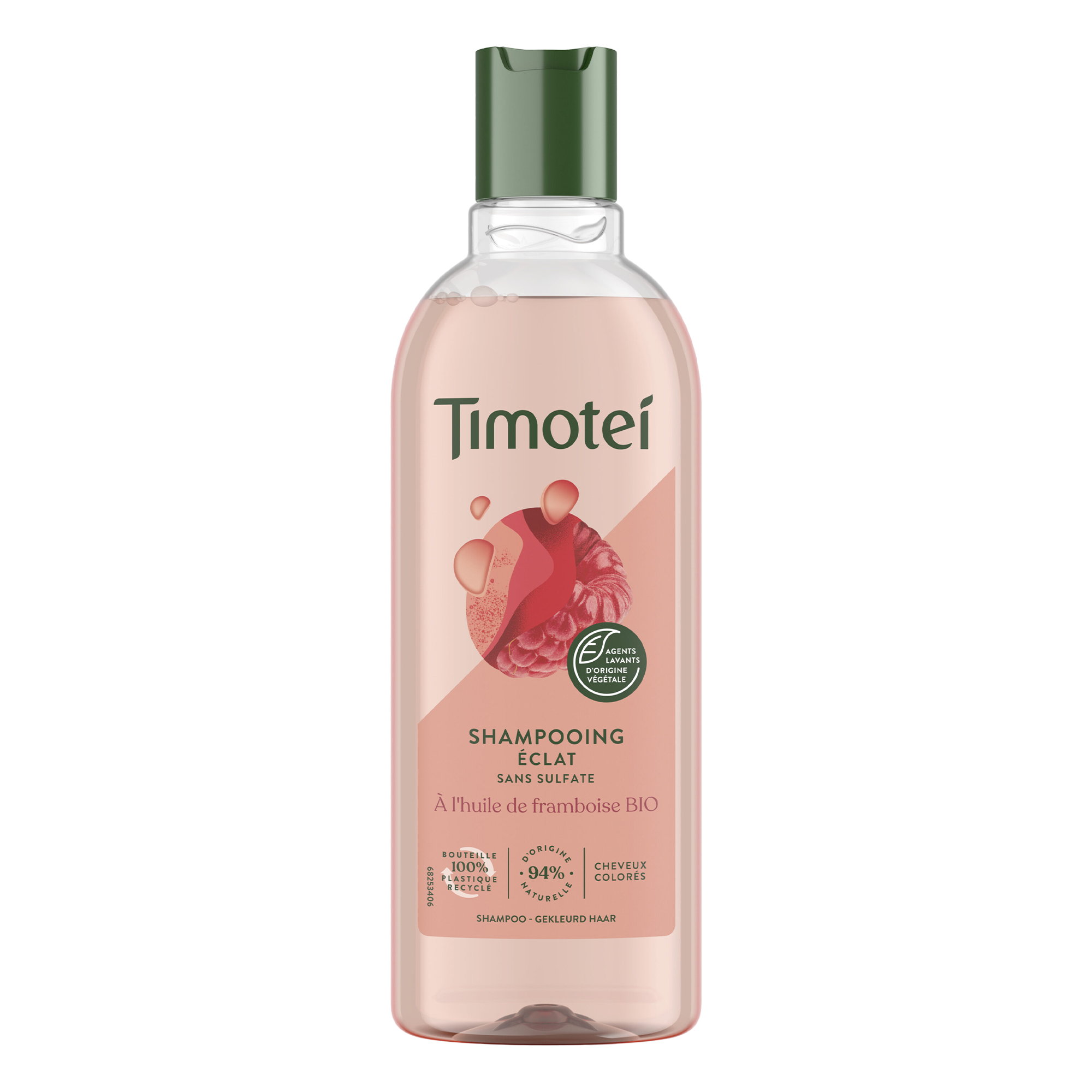 Shampoing cheveux colorés huile de framboise bio
