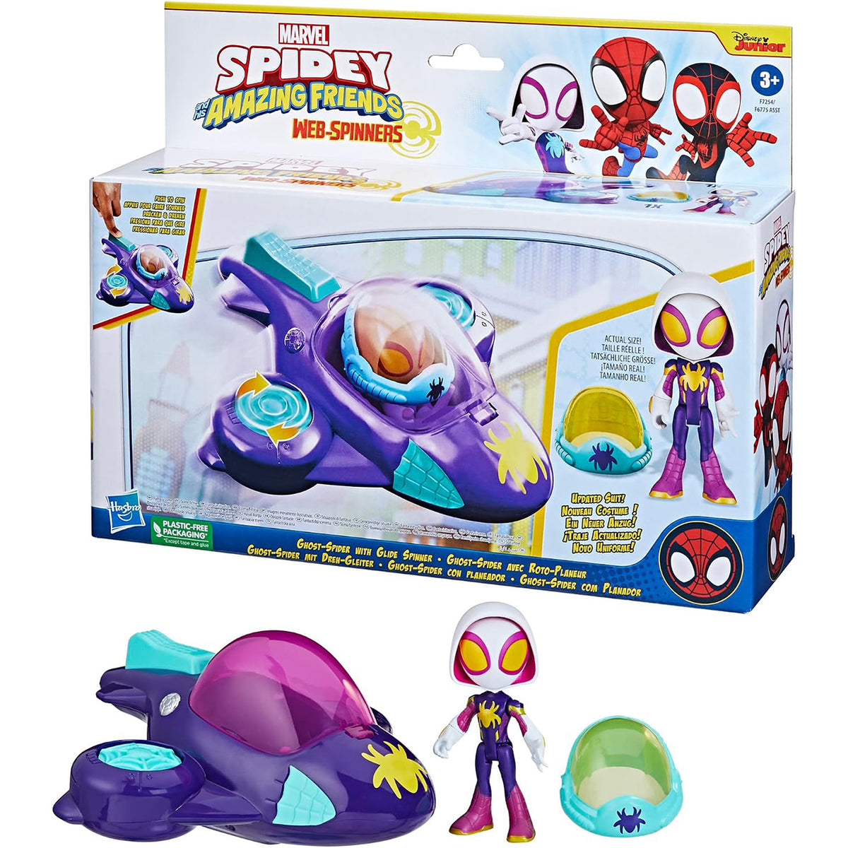 Figurine Spidey Roto avec véhicule Hasbro