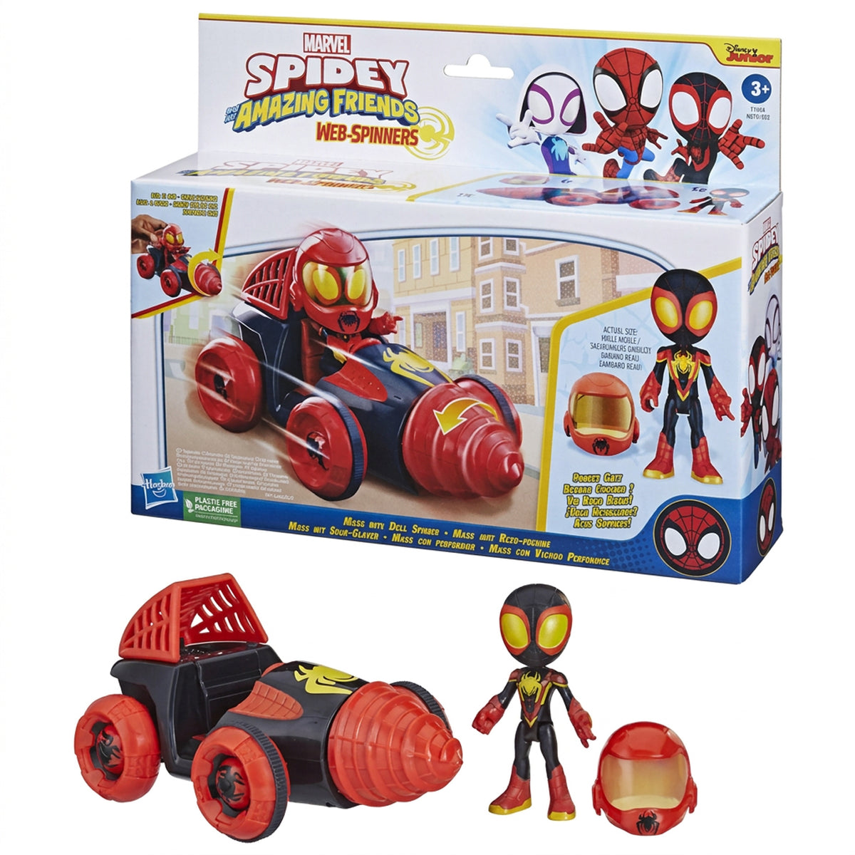 Figurine Spidey Roto avec véhicule Hasbro