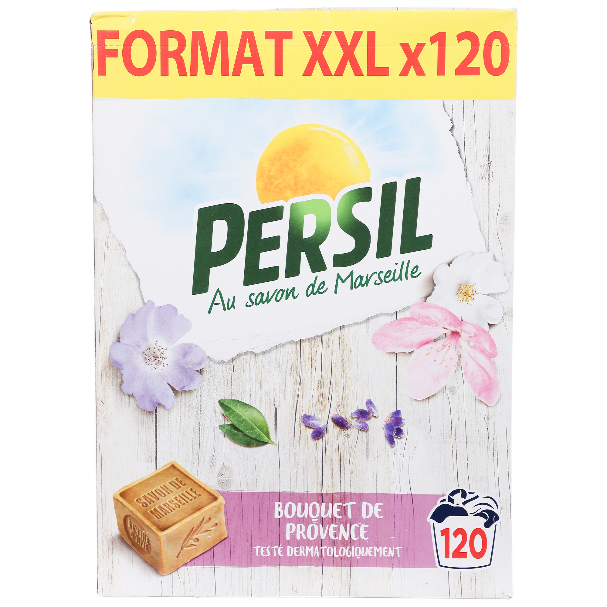 120 doses de lessive en poudre bouquet de Provence