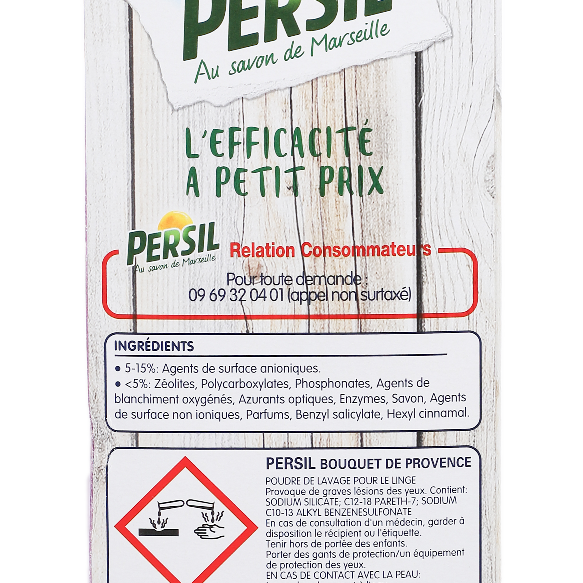 120 doses de lessive en poudre bouquet de Provence