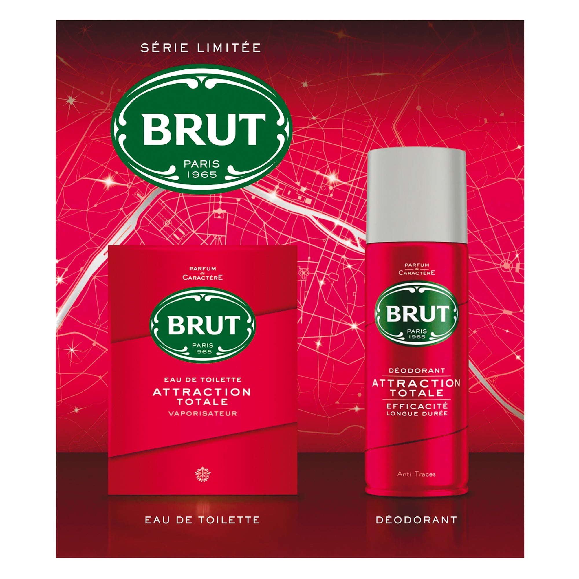 Coffret Déodorant & Eau de Toilette Attraction Totale