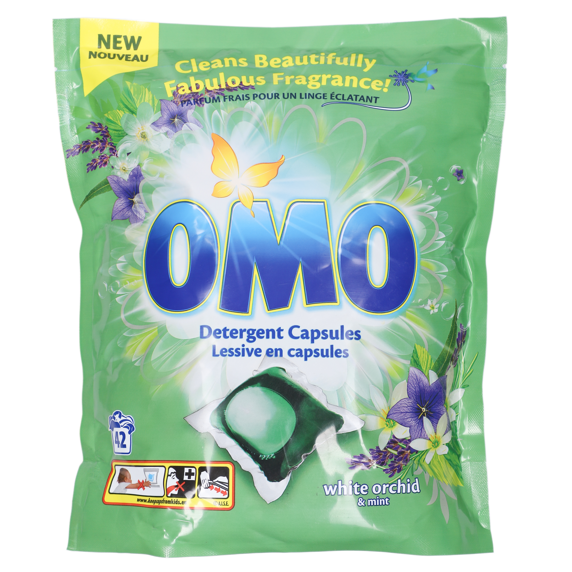 42 capsules lessive white orchid