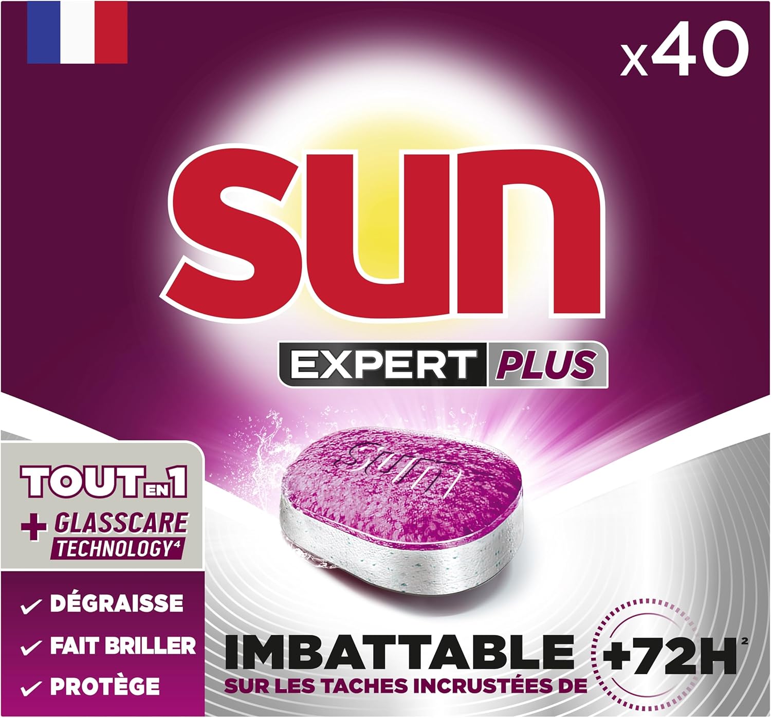 40 tablettes lave vaisselle expert tout en 1