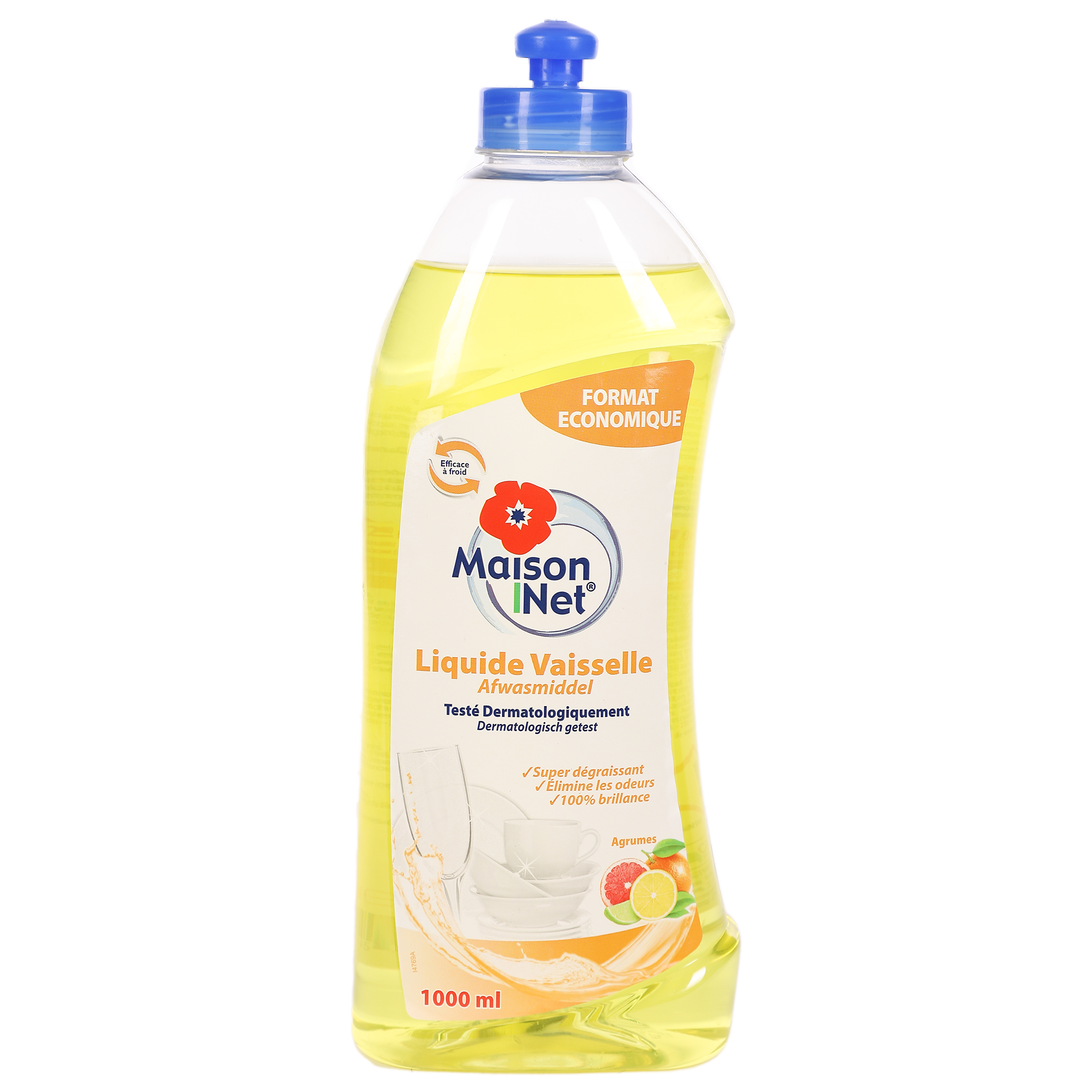 Liquide vaisselle concentré au bicarbonate
