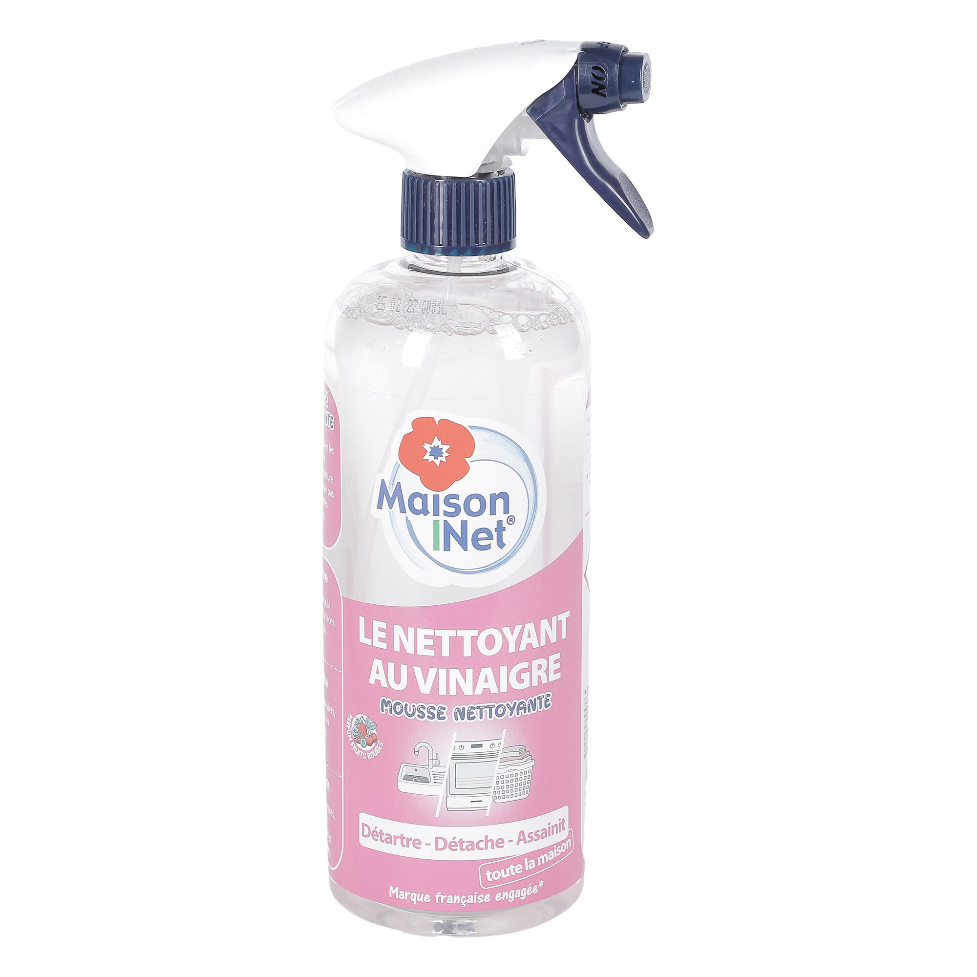 Spray nettoyant vinaigre multi usages aux fruits rouges