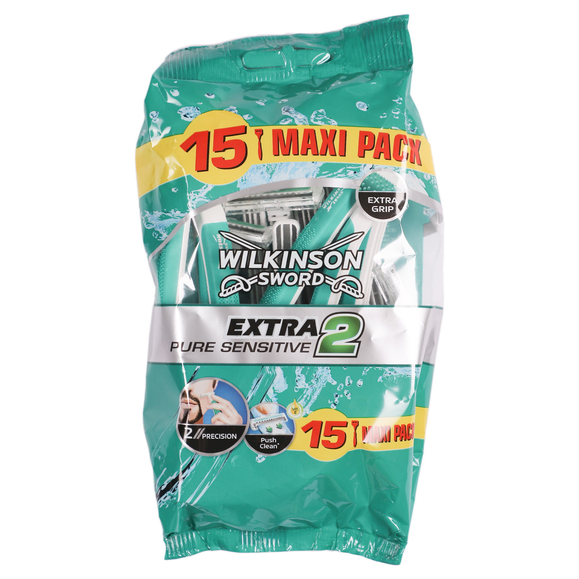 Maxi pack de 15 rasoirs extra pure sensitive 2