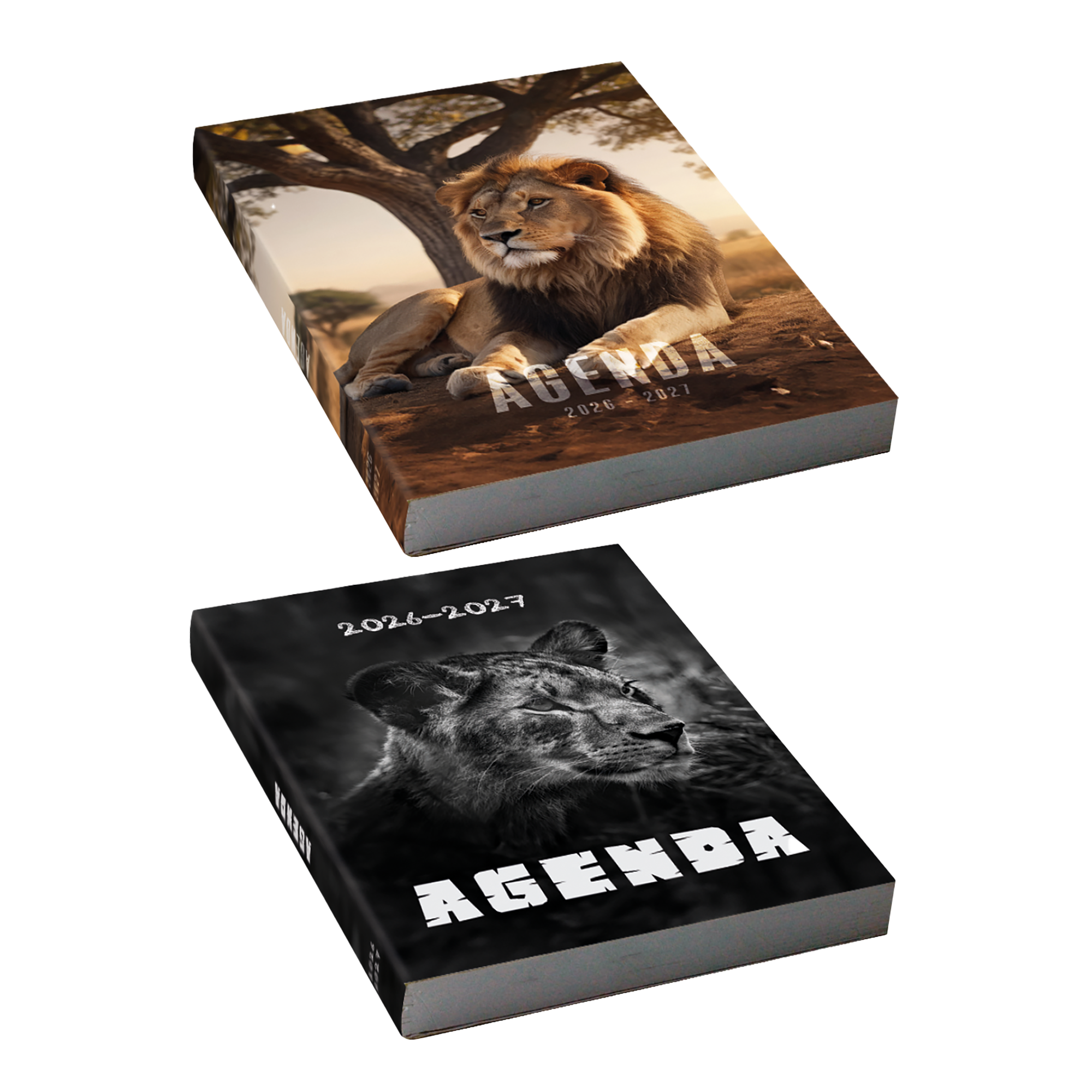 Agenda Motif Lion Sauvage 2026/2027