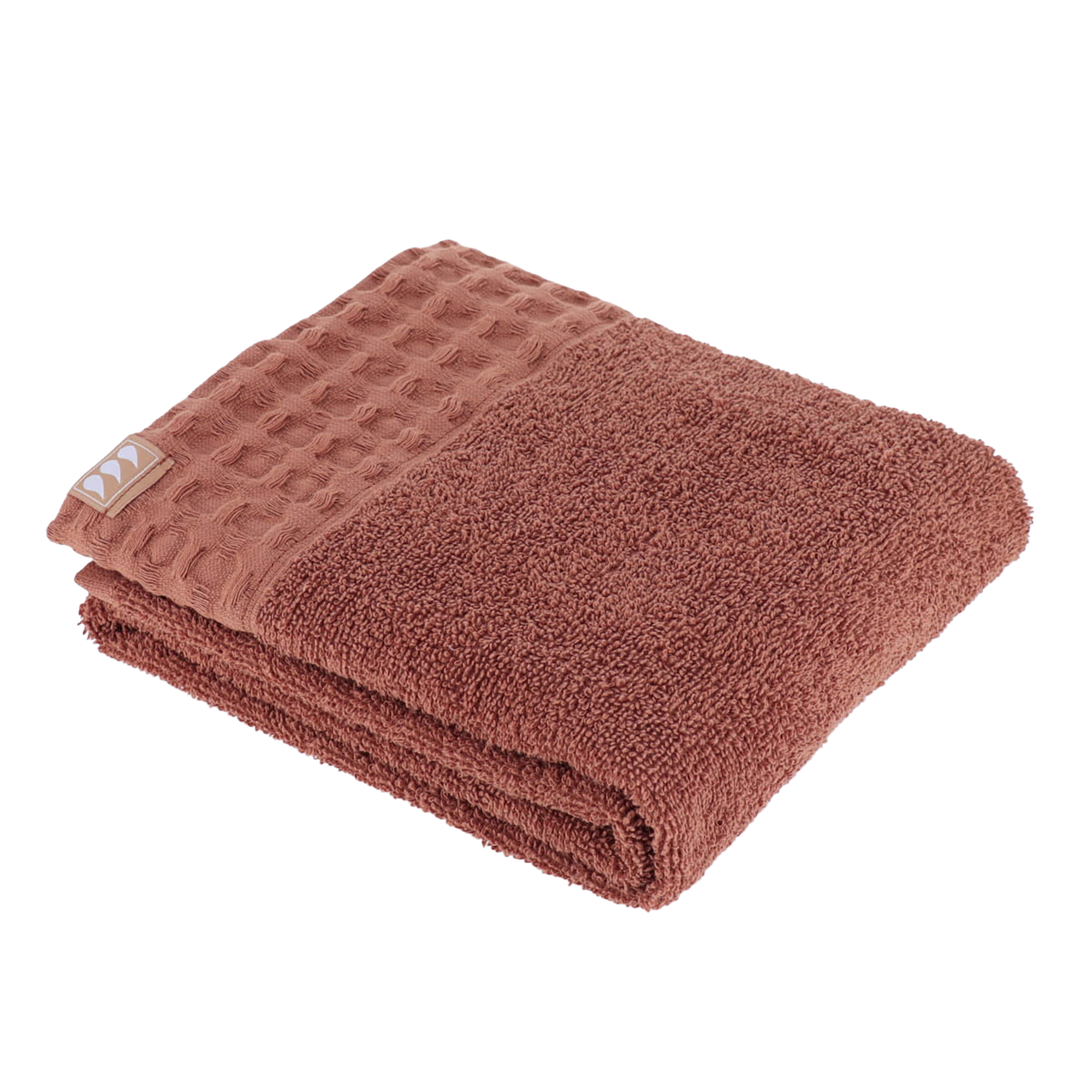 Serviette de toilette 50x90cm terracotta