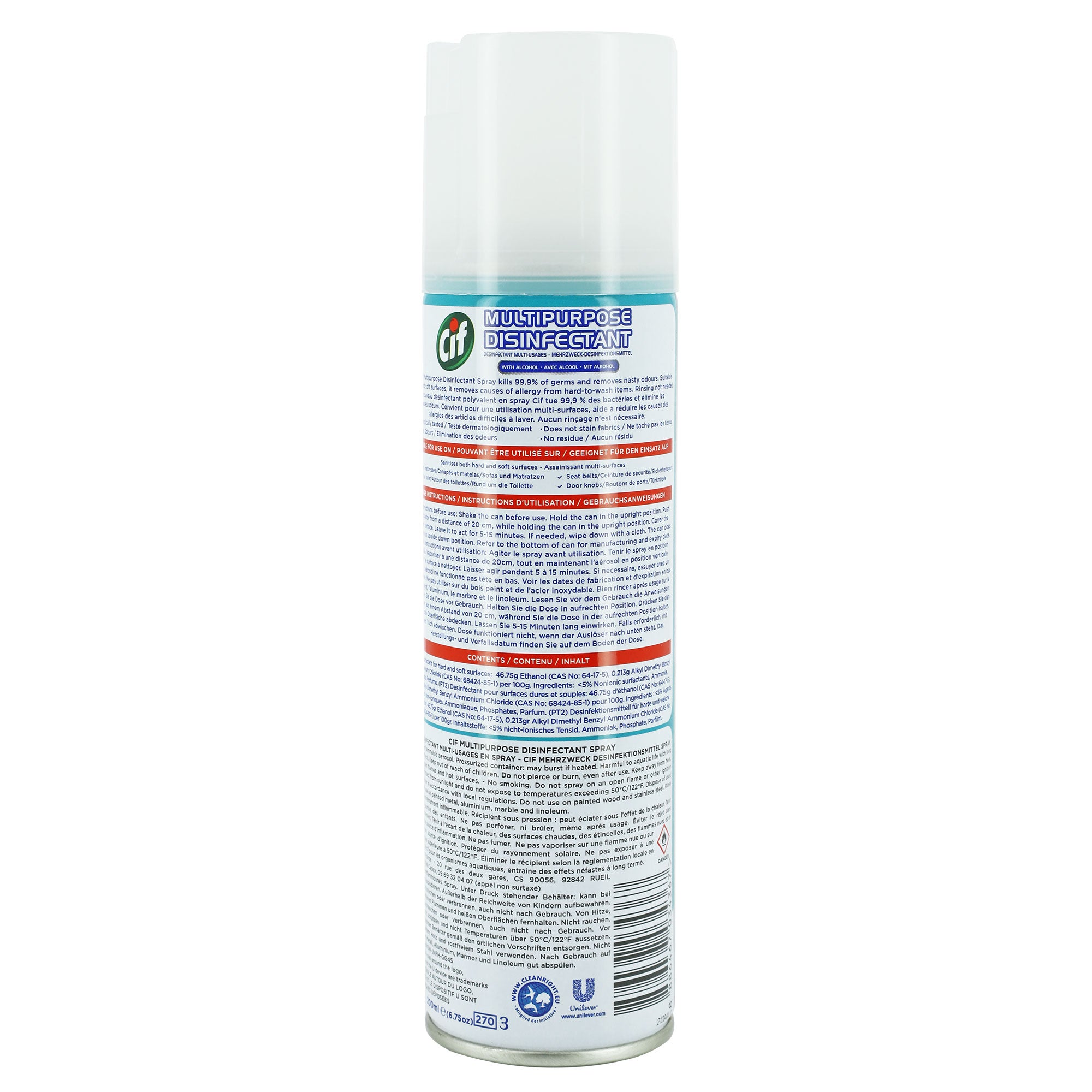 Spray désinfectant multi-surface