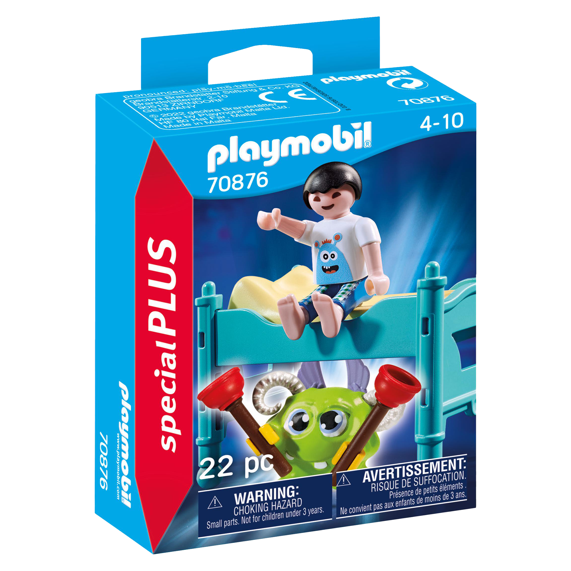 Enfant avec petit monstre