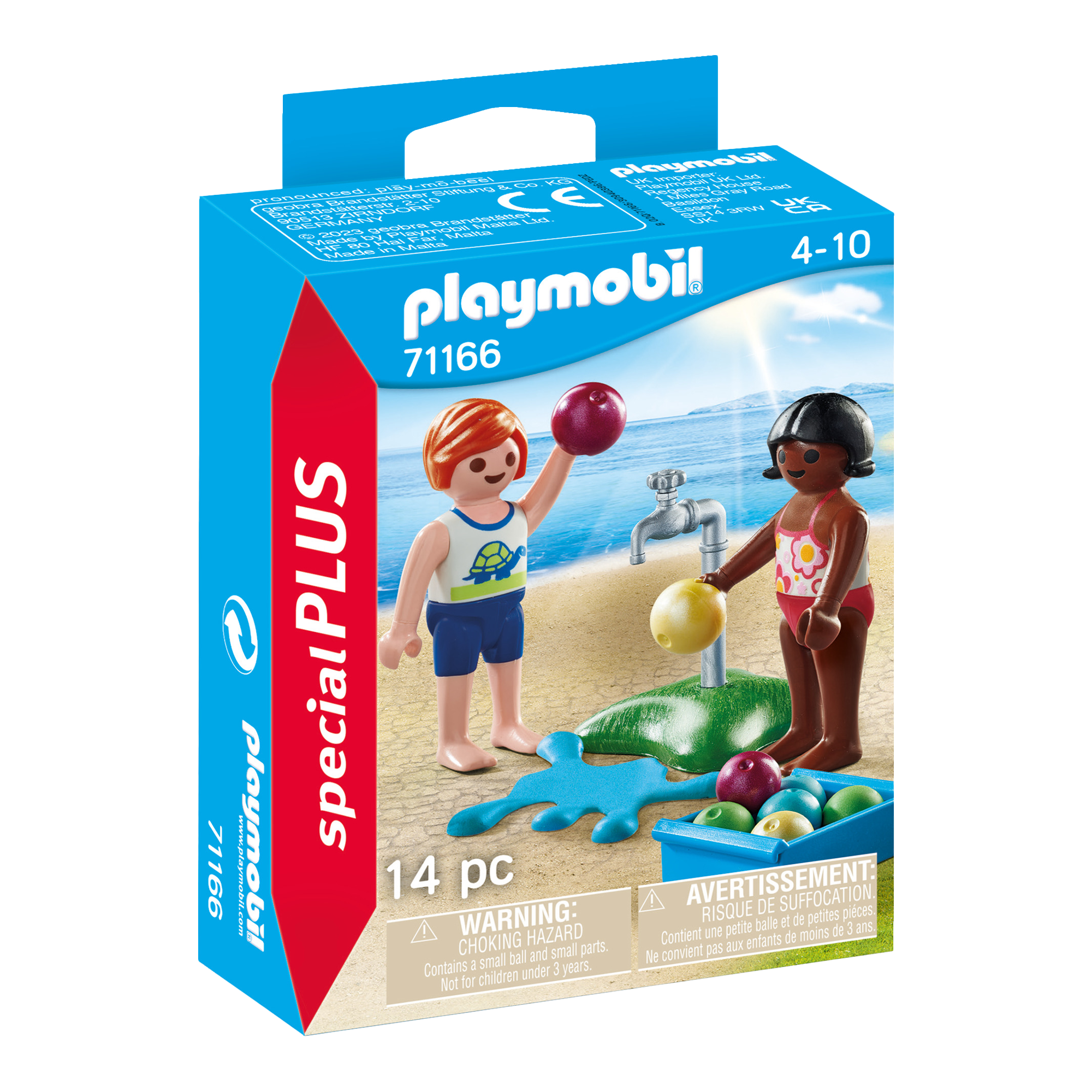 Enfants et ballons d'eau