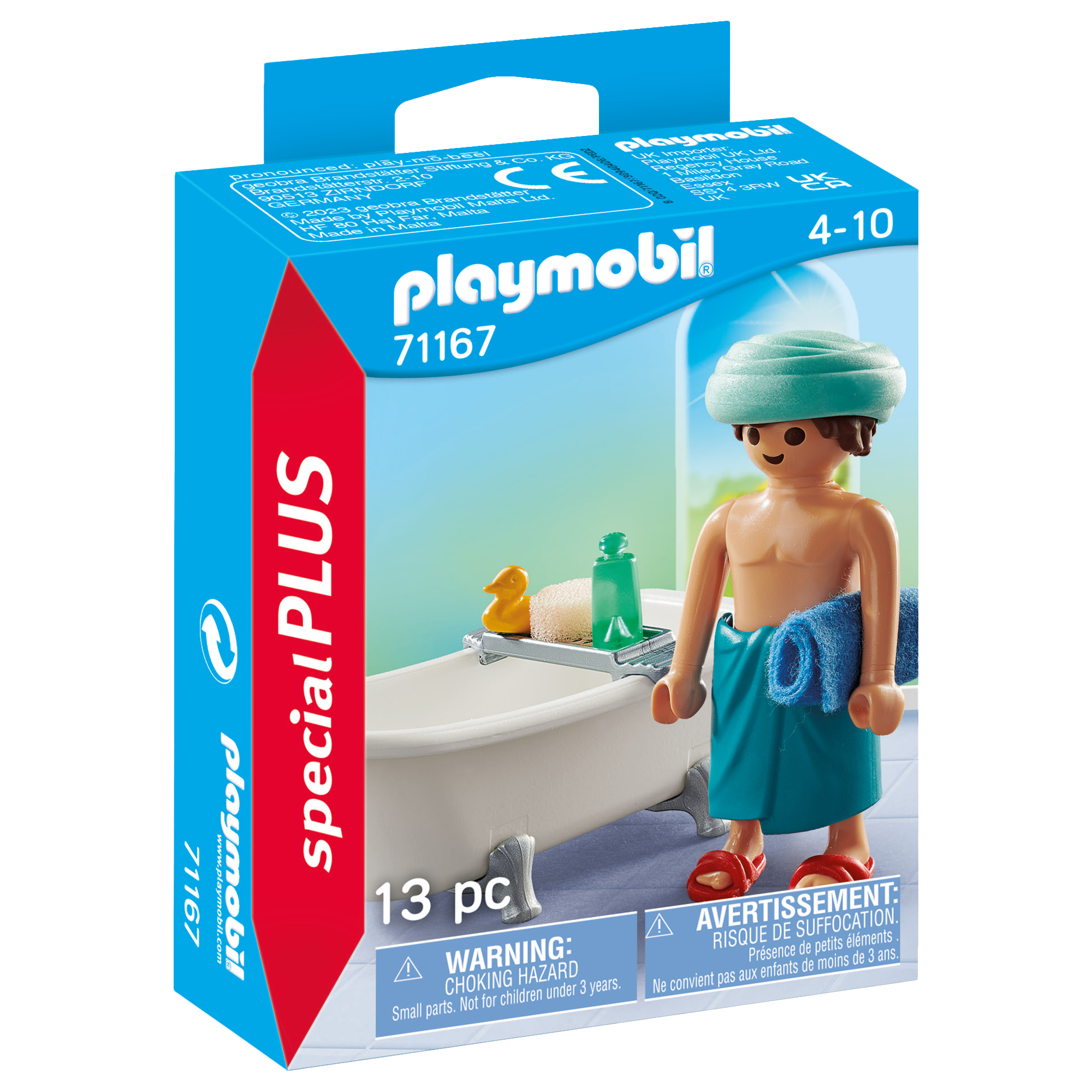 Baignoire et homme
