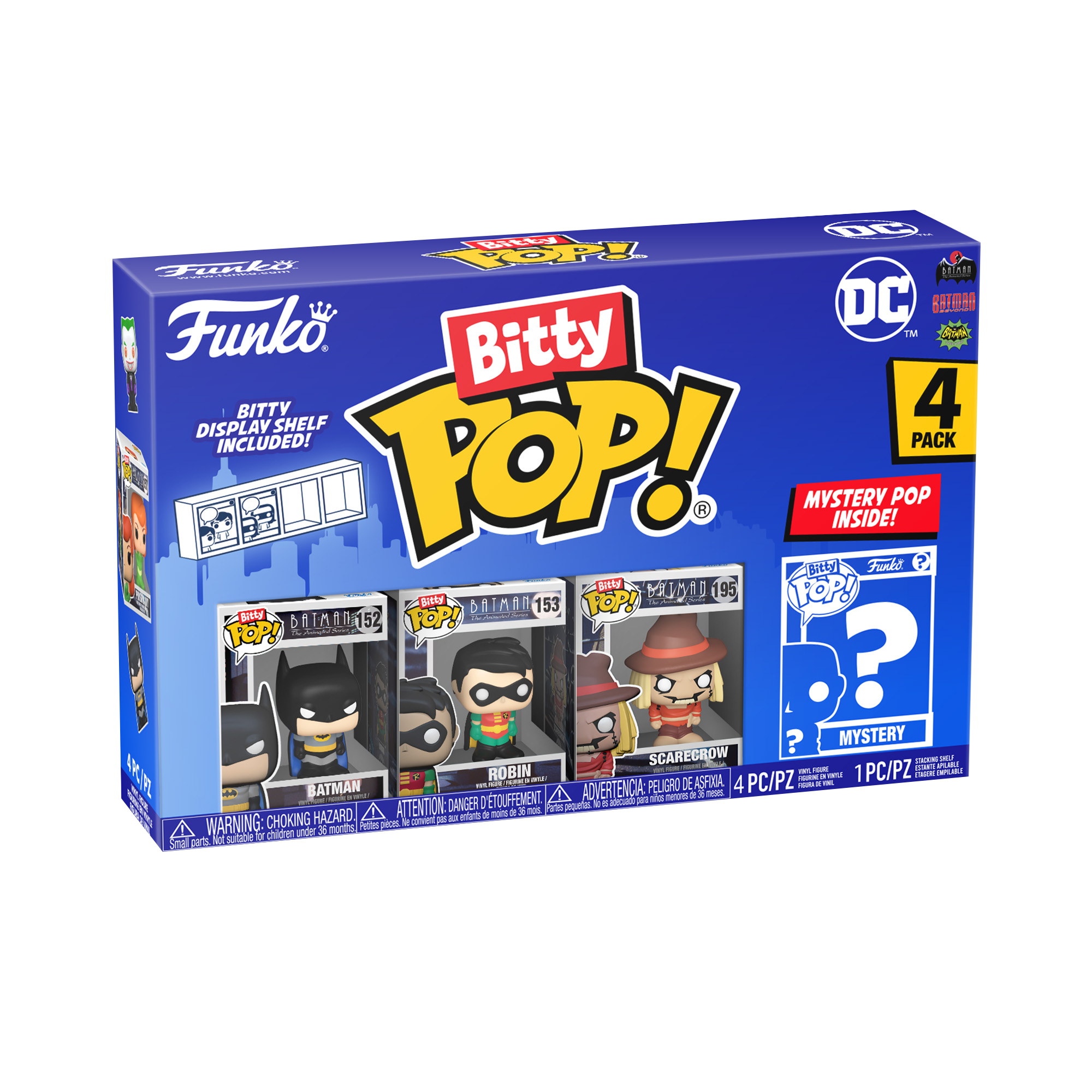 Figurine POP DC - Batman 4 figurines