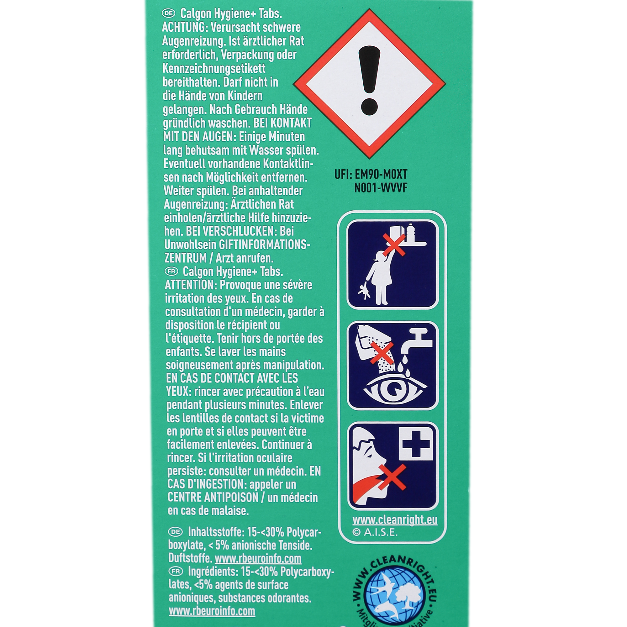 57 tablettes lave linge anti calcaire et anti odeurs