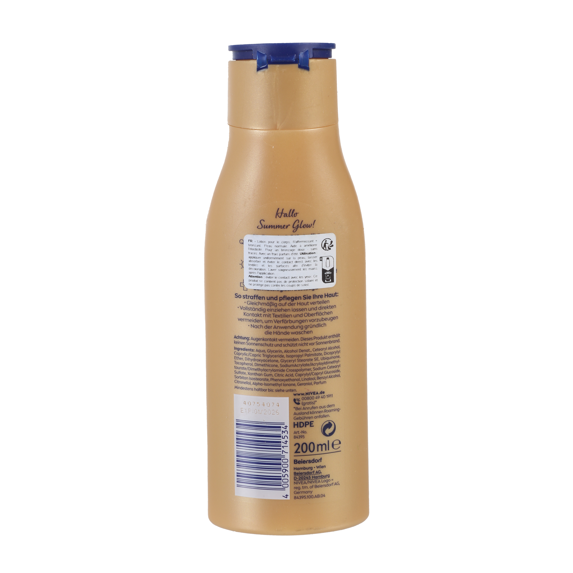 Lait corps Q10 hydratant fermeté bronzage peaux claires
