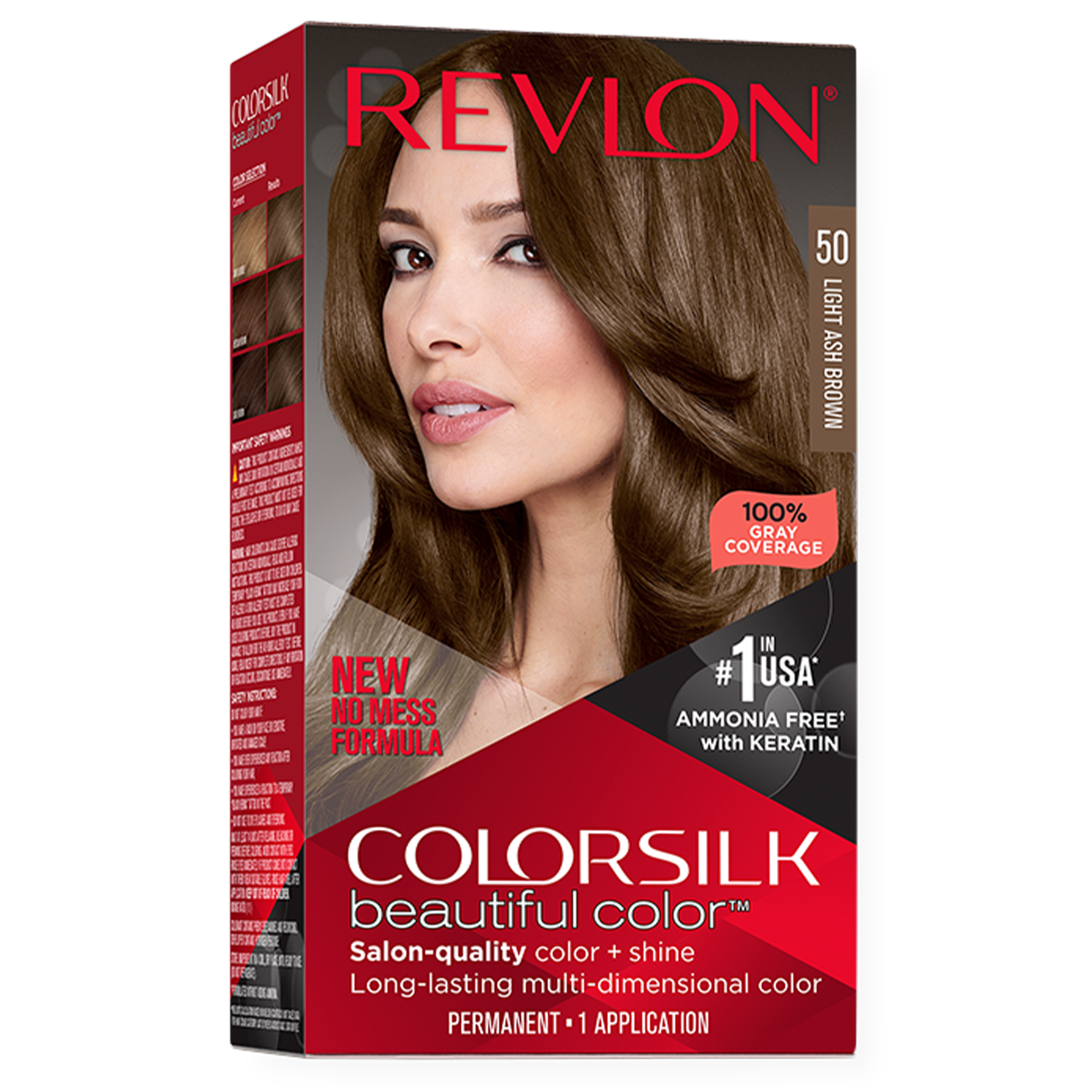 Coloration Colorsilk 3D 50 châtain cendré clair
