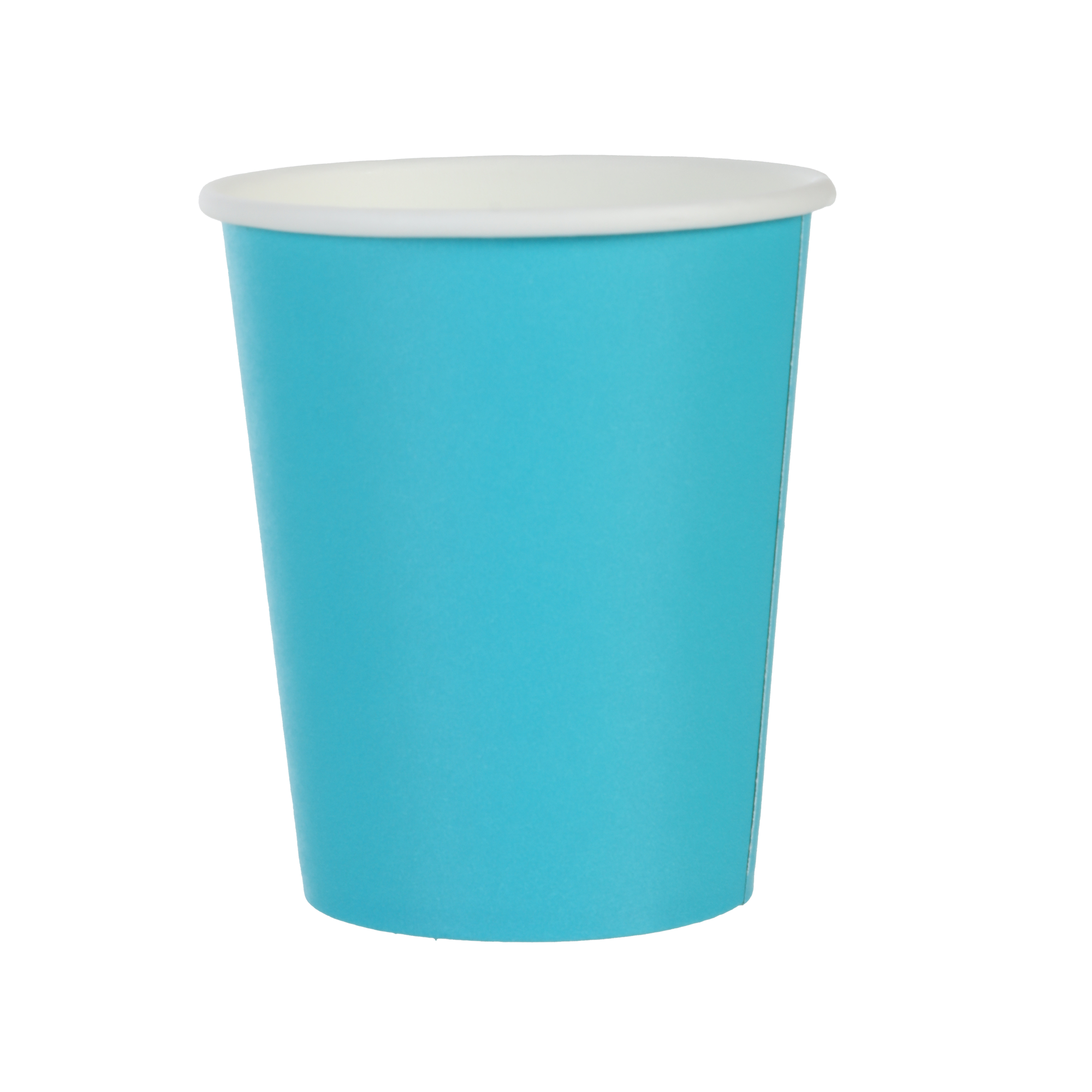 12 gobelets en carton turquoise