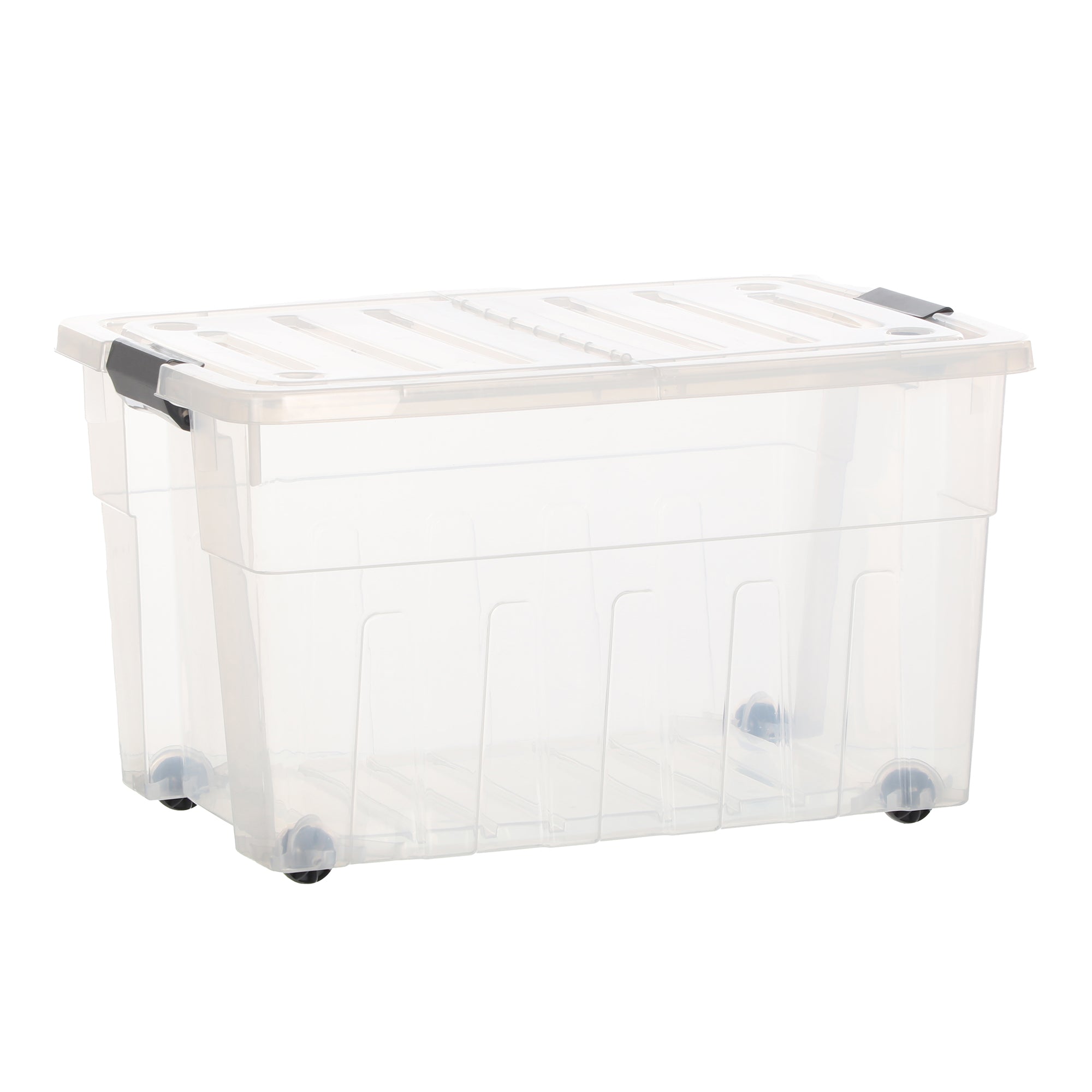 Boite de rangement à roulettes 65L