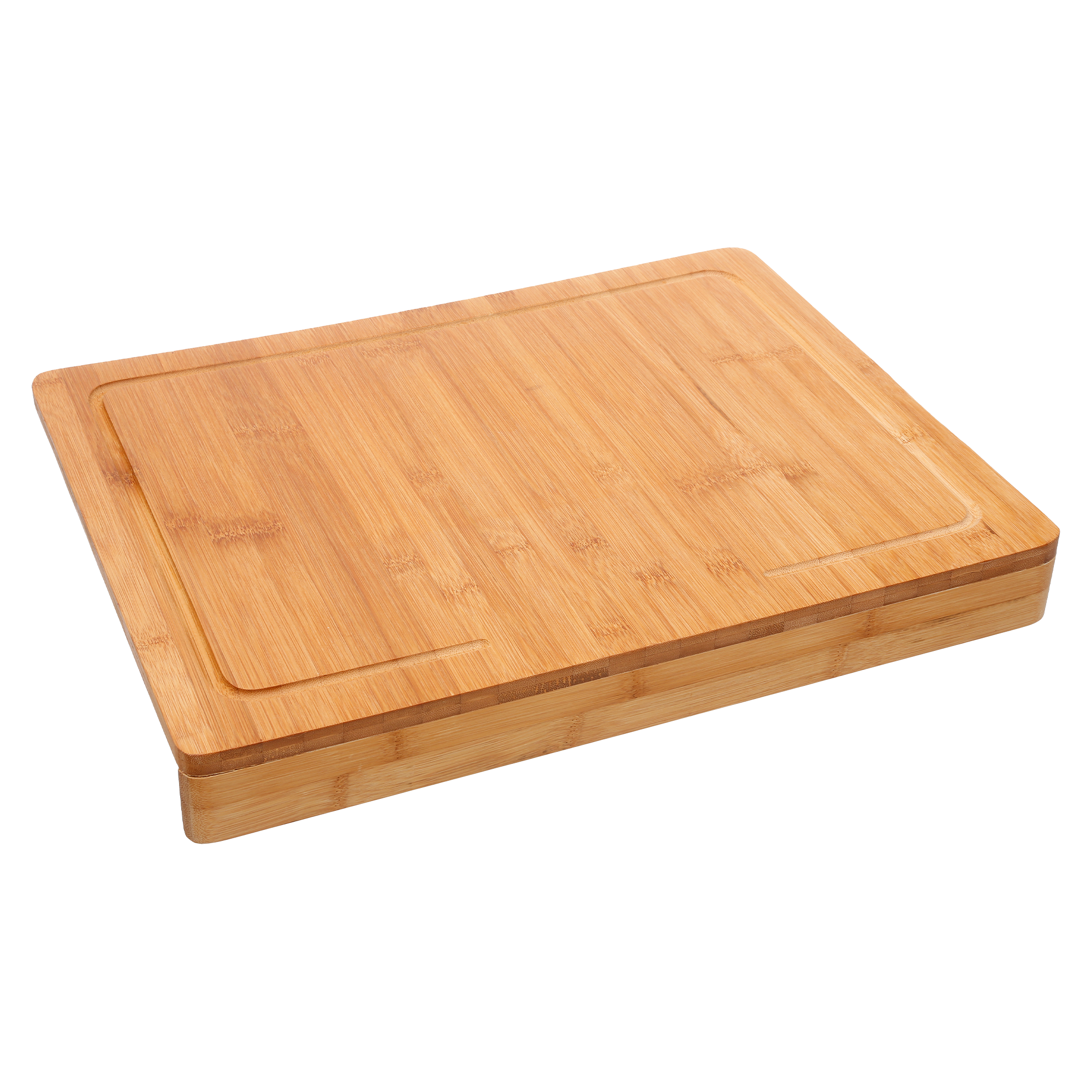 Planche à découper bambou avec rebord