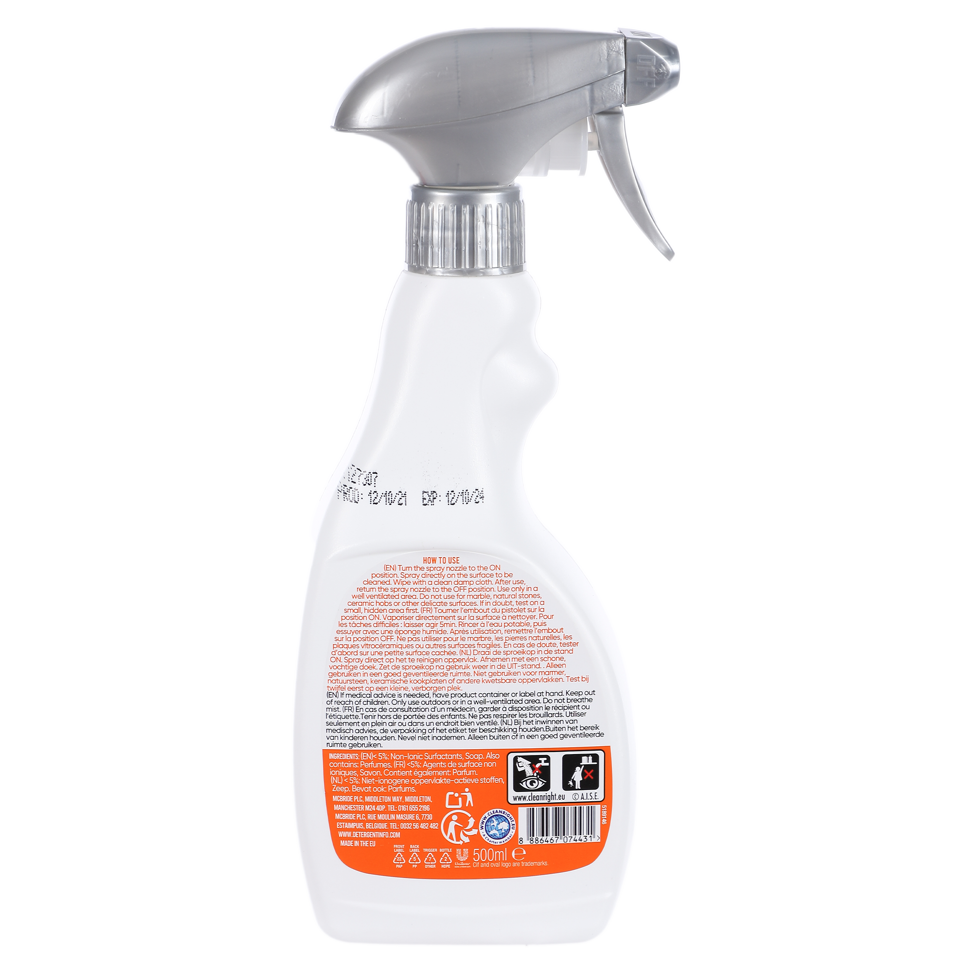Pistolet nettoyant pour cuisine