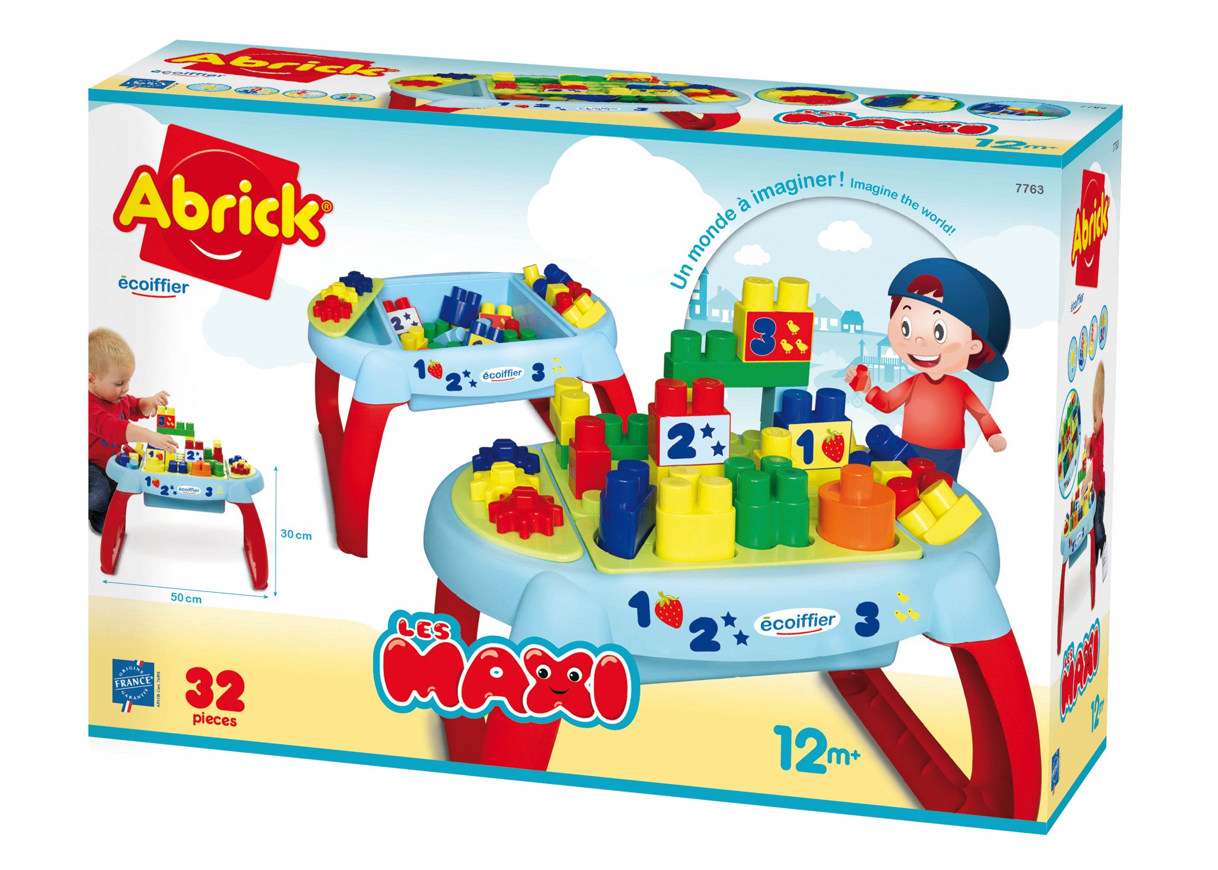 Table d'éveil abrick maxi