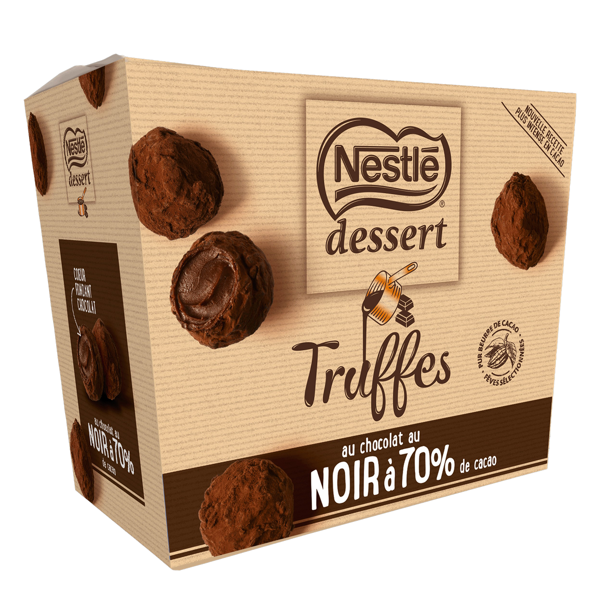 Boite de truffes noires 70%
