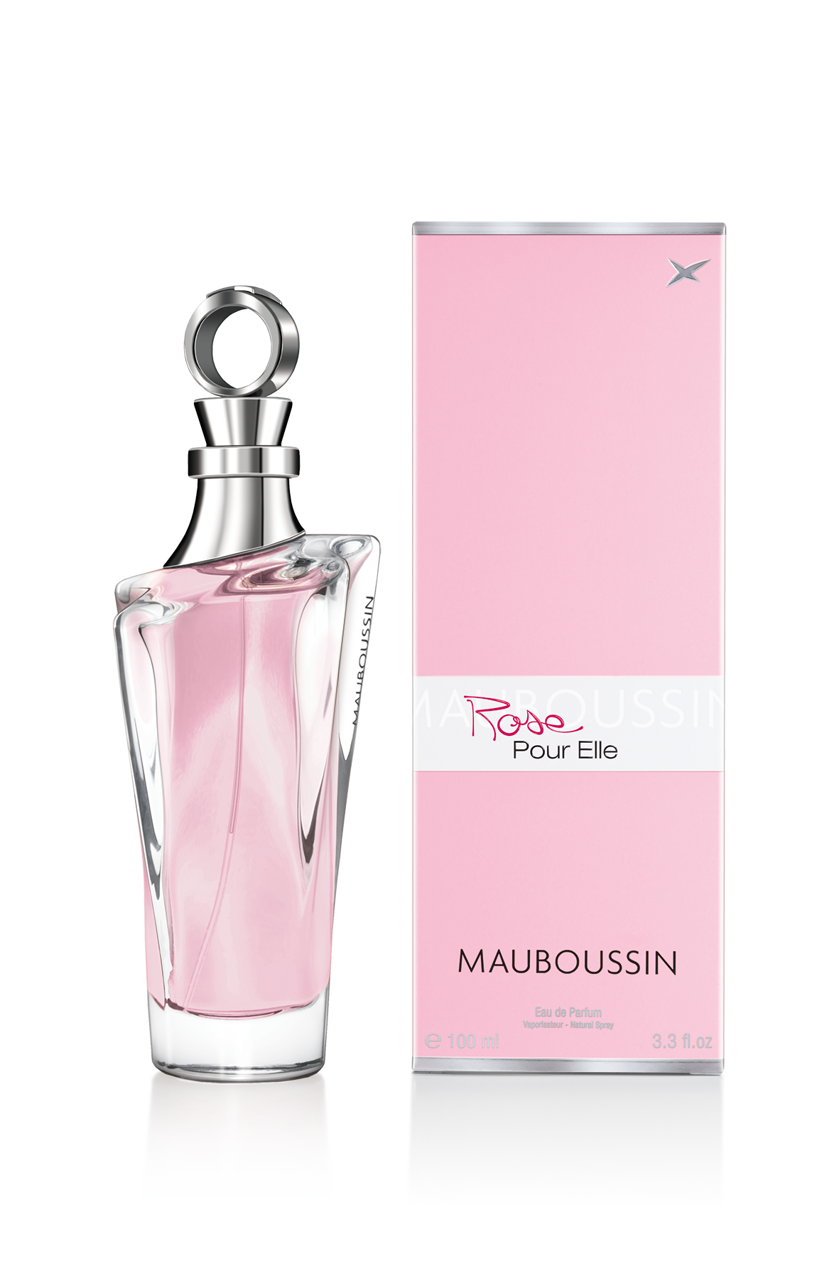 Eau de parfum rose pour elle Mauboussin