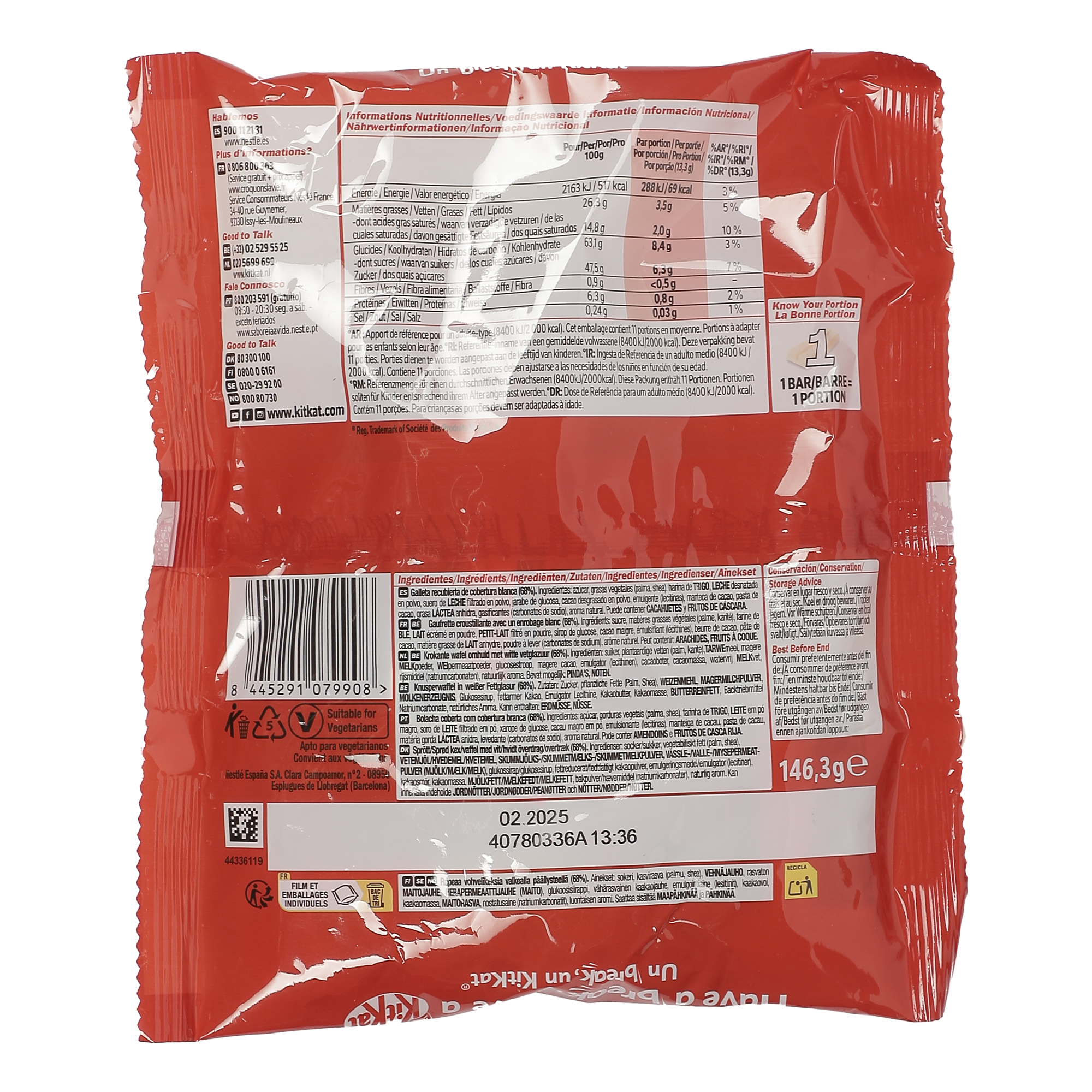 Kit kat mini blanc x11