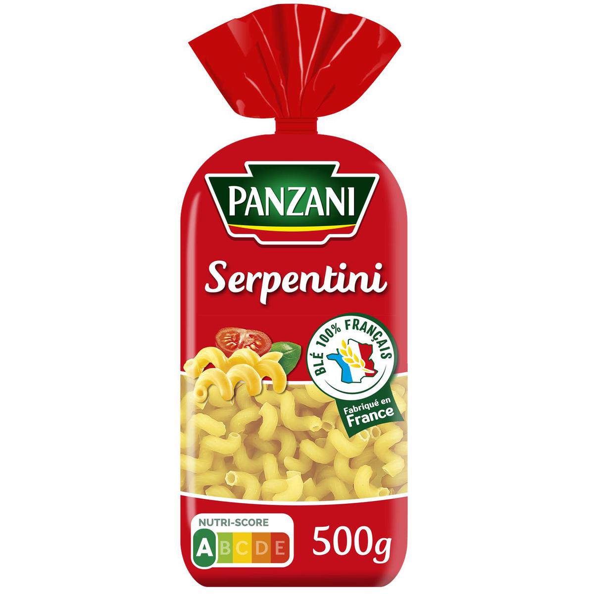 Paquet de pates serpentini 500g