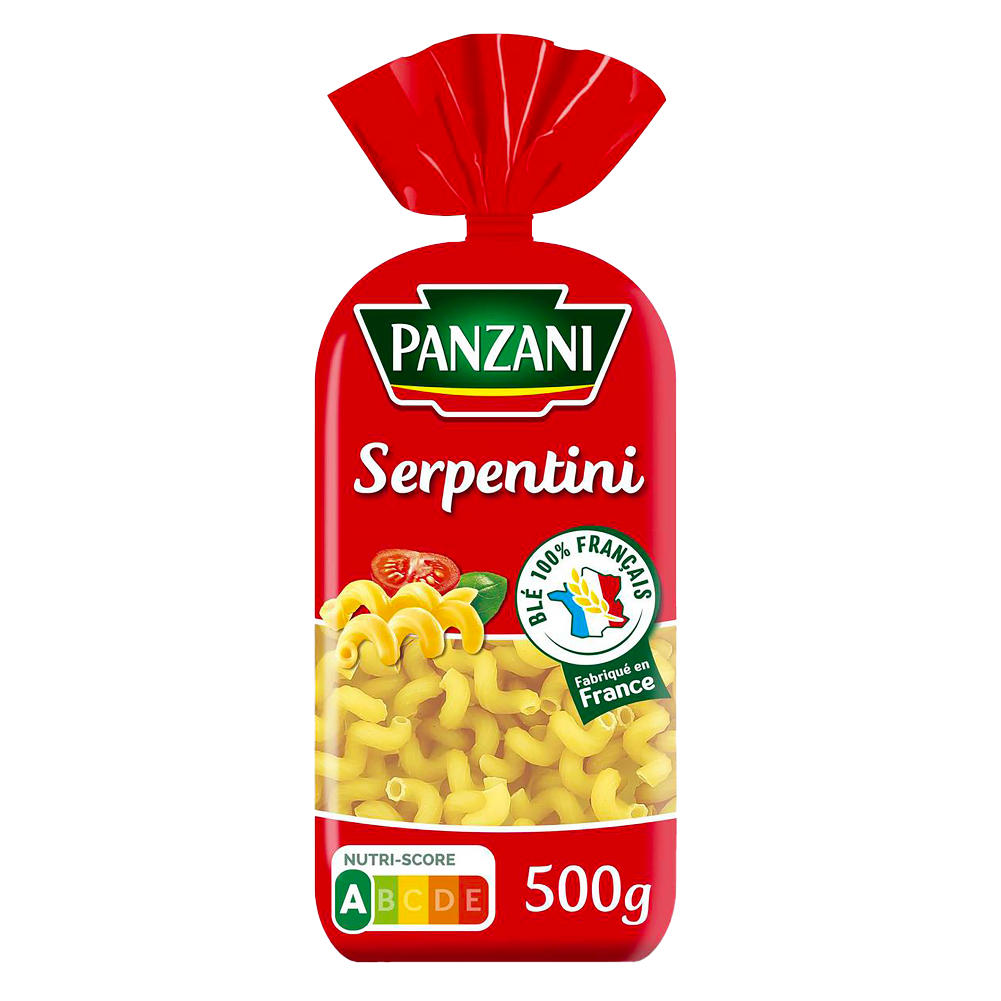 Paquet de pates serpentini 500g