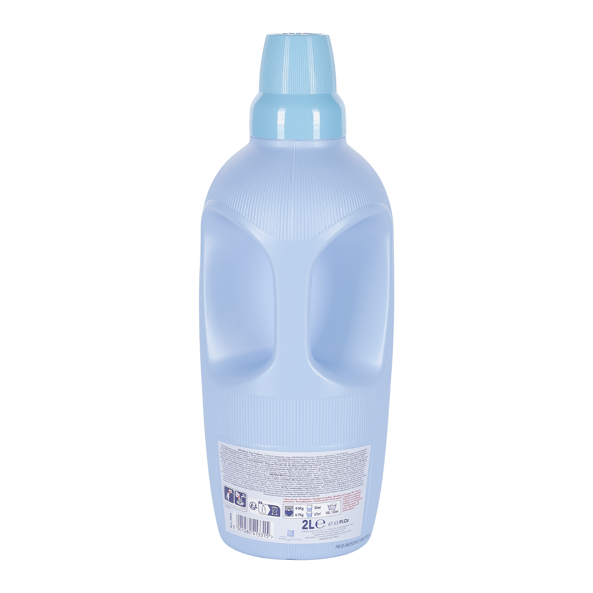 40 doses d'adoucissant pure fraîcheur