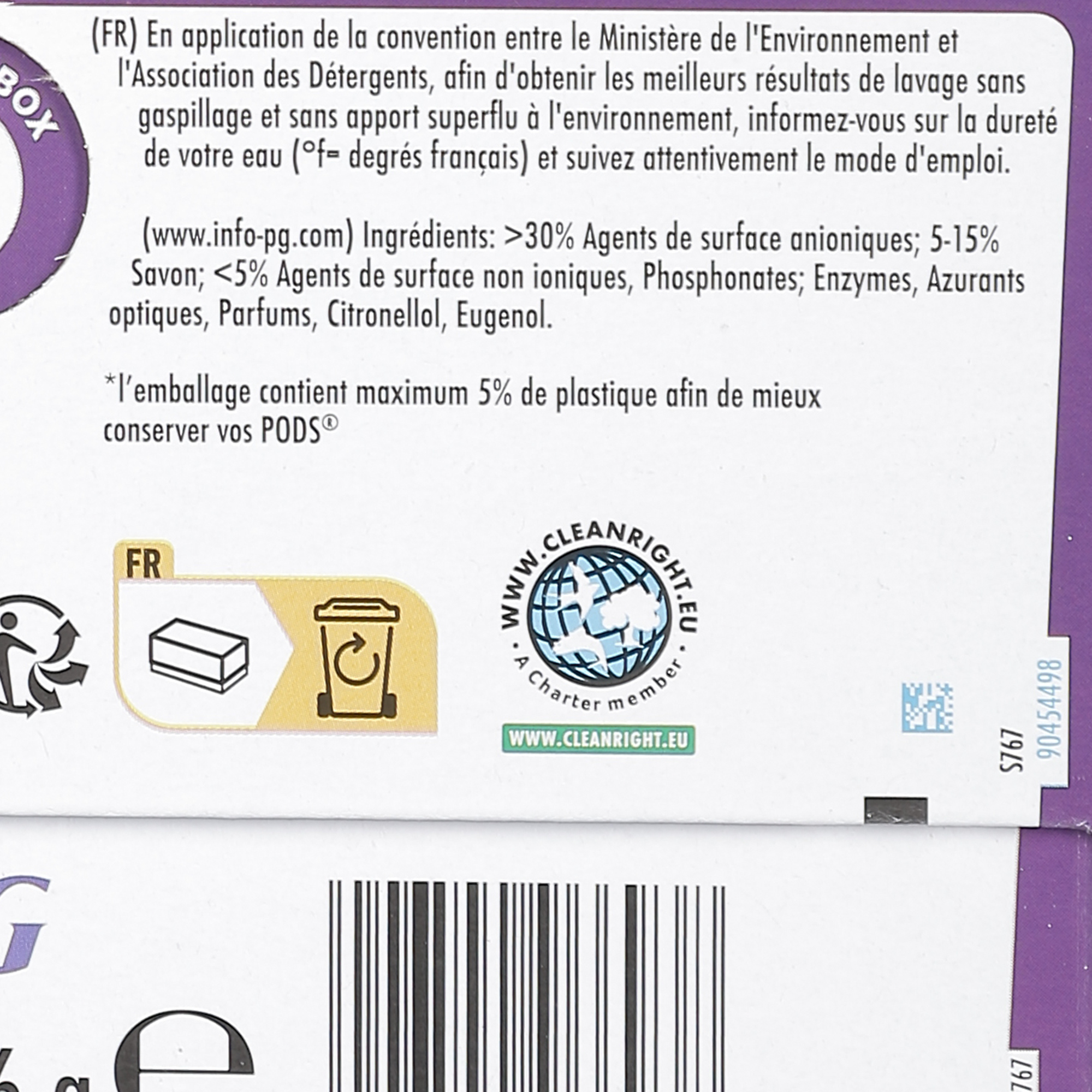 19 capsules de lessive tout en 1 bouquet floral collection Lenor
