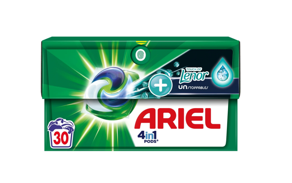 39 capsules de lessive 4 en 1 Touch of Lenor Unstoppables