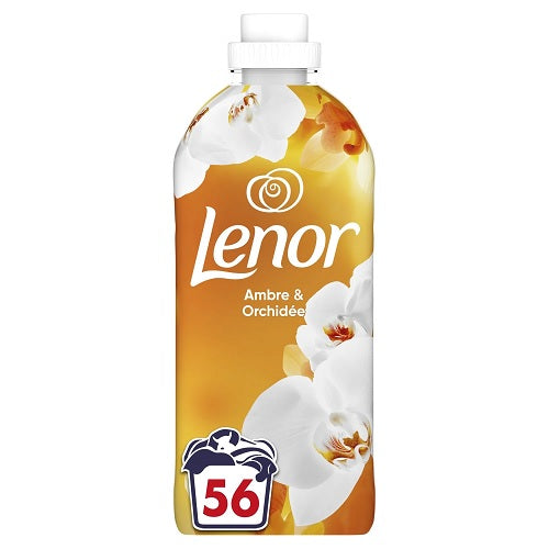 56 doses d'adoucissant ambre et orchidée