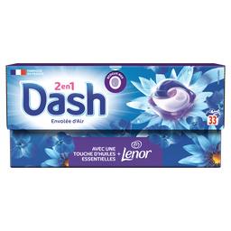 33 capsules lessive 2 en 1 Dash