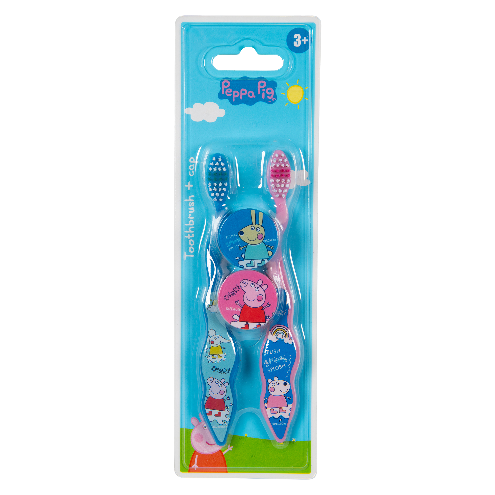 Lot de 2 brosses à dents Peppa Pig