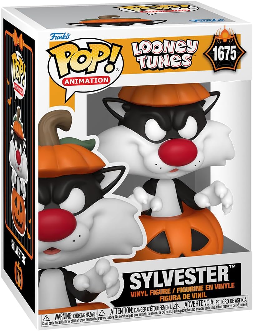 Figurine POP Looney Tunes - Sylvestre citrouille 9cm
