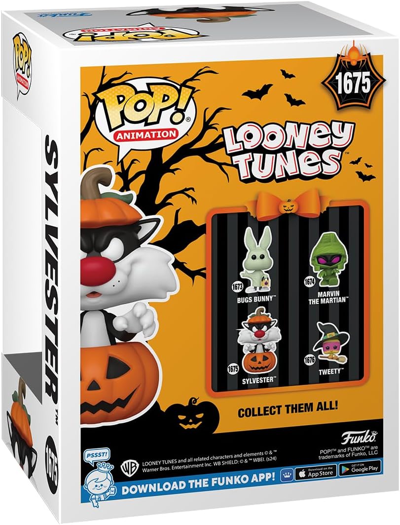 Figurine POP Looney Tunes - Sylvestre citrouille 9cm