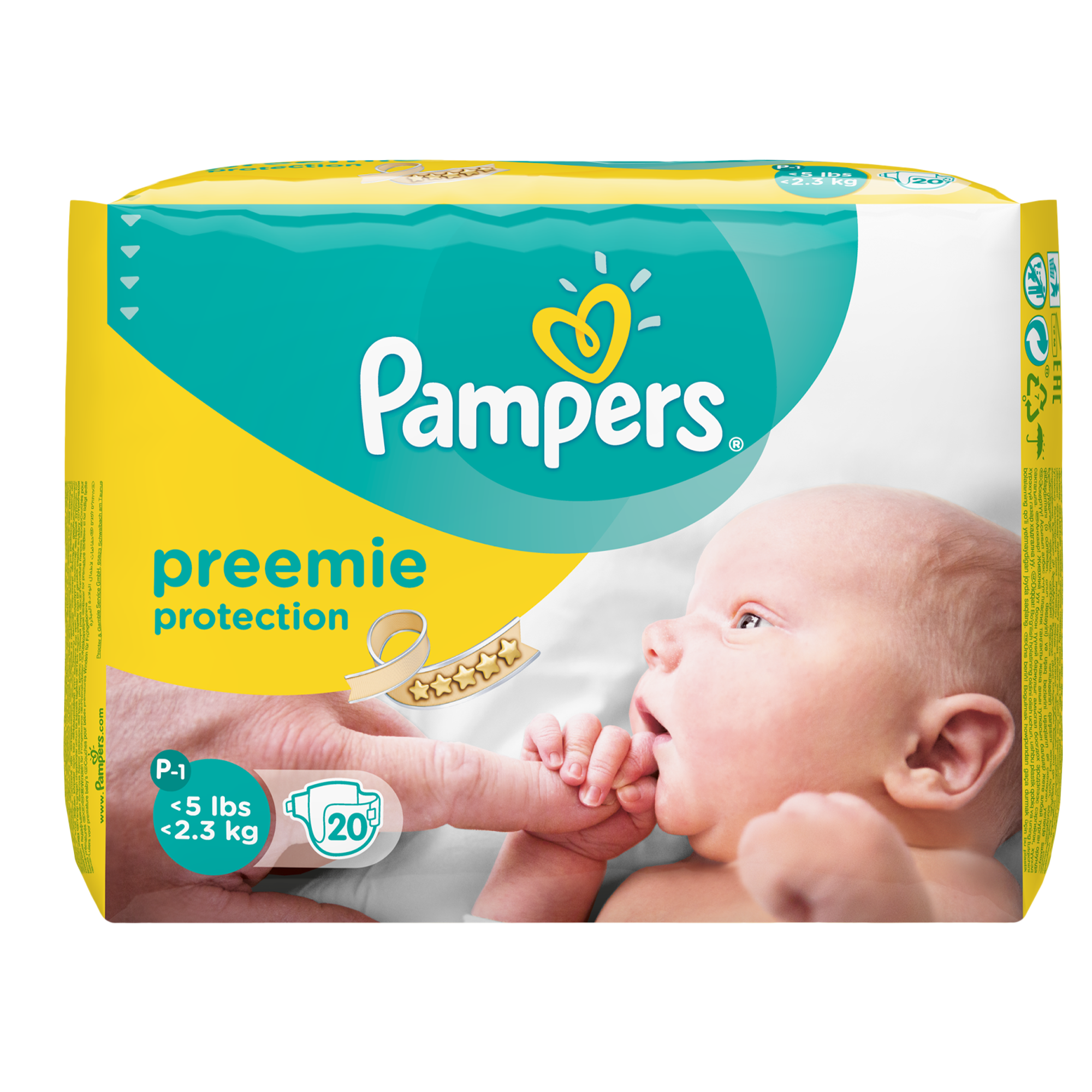 20 couches prématurés P1 preemie protection